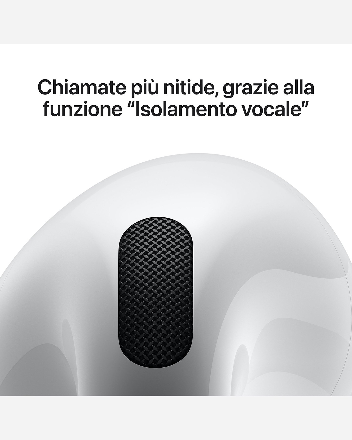Cuffie audio APPLE AIRPODS 4  - Bianco - 4 | Cisalfa Sport