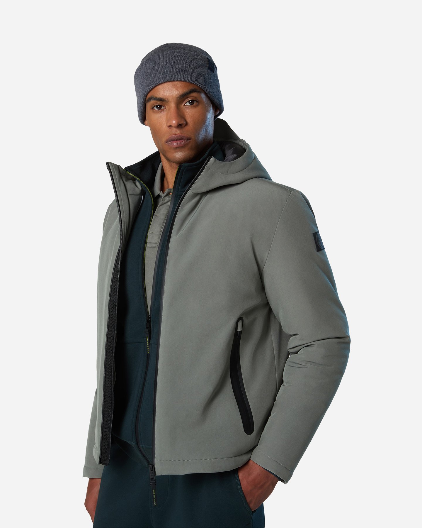 Giubbotto NORTH SAILS HOBART SOFTSHELL M - Verde - 4 | Cisalfa Sport