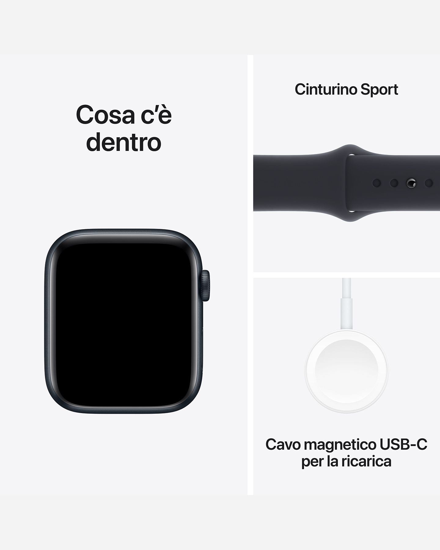 Orologio multifunzione APPLE APPLE WATCH SE GPS 44MM MIDNIGHT ALUMINIUM CASE  - 5 | Cisalfa Sport