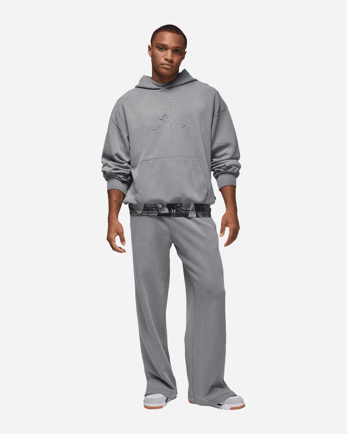 Pantalone NIKE JORDAN FLEECE TATUM M - Antracite - 2 | Cisalfa Sport