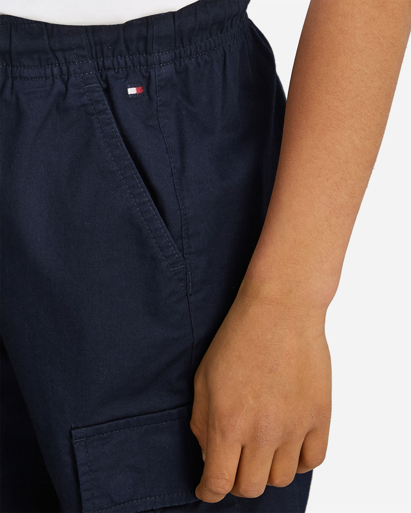 Pantalone TOMMY HILFIGER PULL ON JR - Blu Navy - 4 | Cisalfa Sport