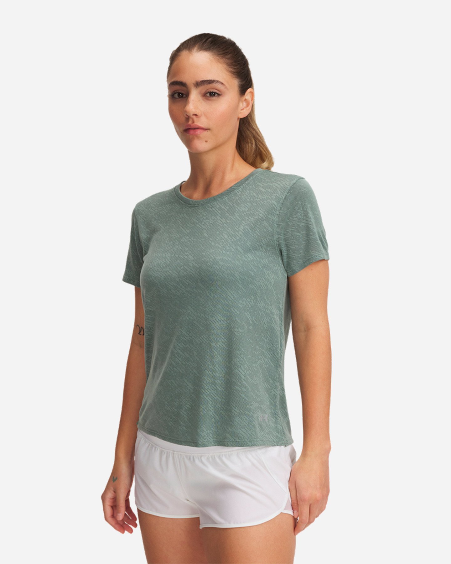 T-shirt running UNDER ARMOUR LAUNCH W - Verde - 0 | Cisalfa Sport