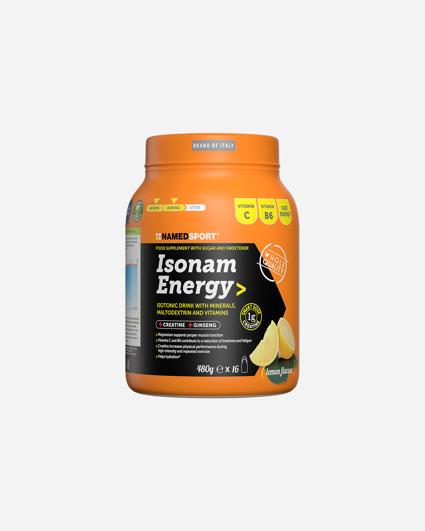 Energetico NAMED SPORT ISONAM ENERGY LEMON 480 G - 1 G CREATINA  - Color mix - 0 | Cisalfa Sport