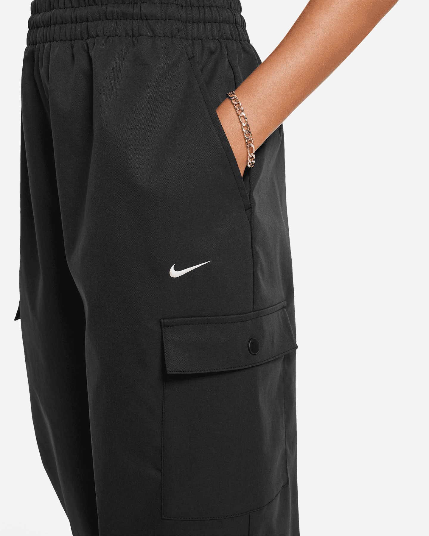 Pantalone NIKE SMALL LOGO JR - Nero - 5 | Cisalfa Sport