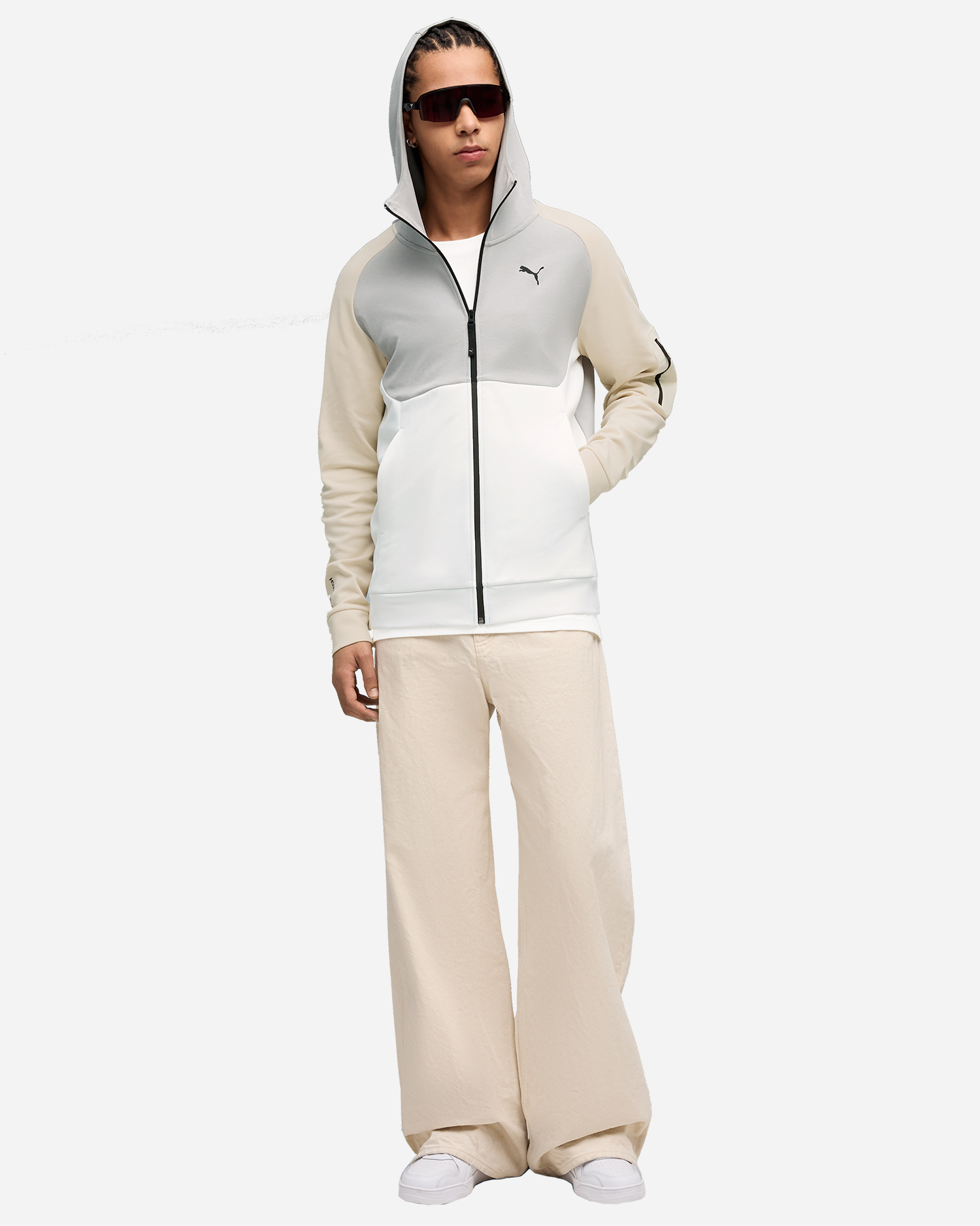 Felpa PUMA TECH CORE M - Beige - 4 | Cisalfa Sport