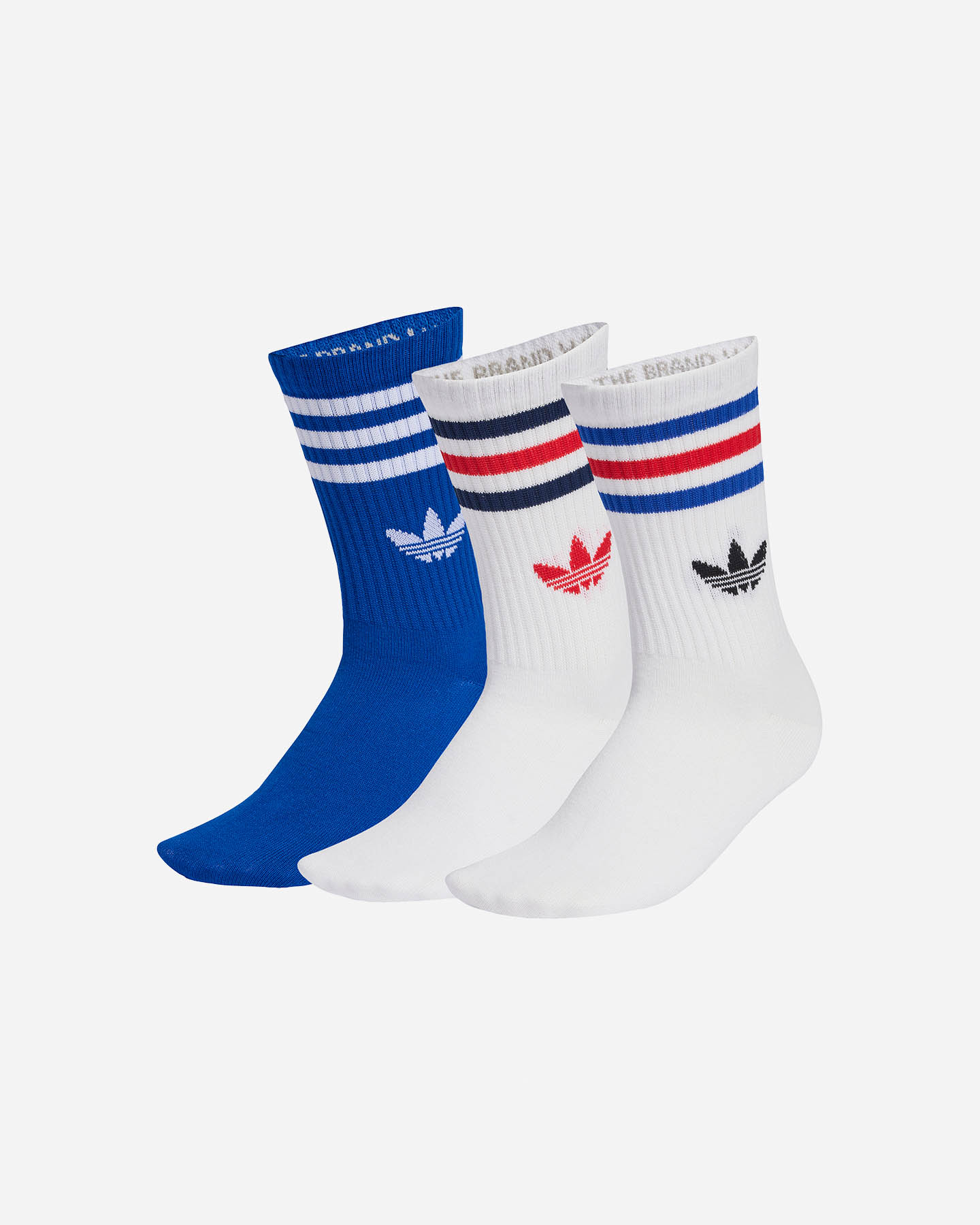 Calze ADIDAS 3STRIPES CREW S 3PACK MID M - Color mix - 0 | Cisalfa Sport