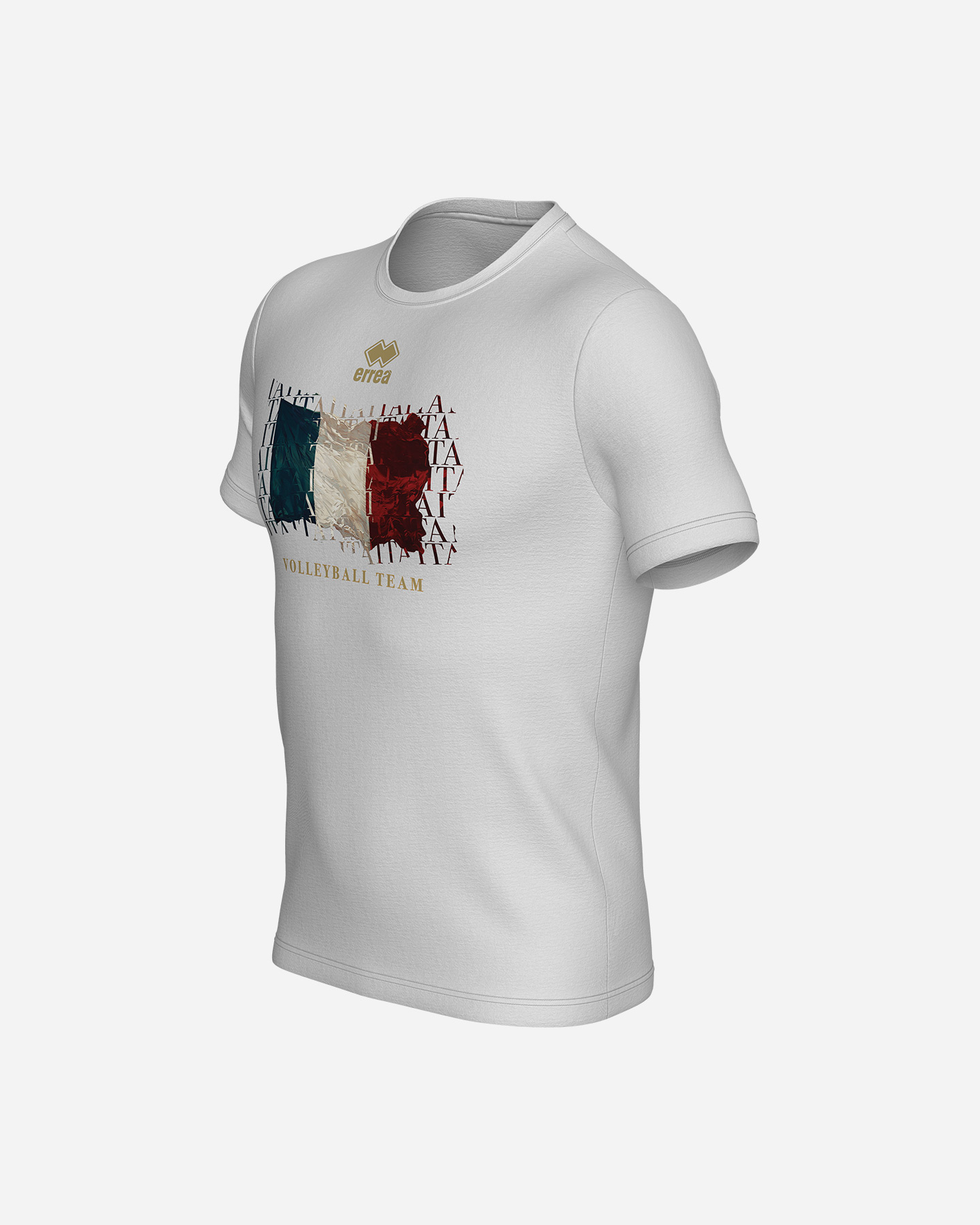 Maglia volley ERREA ITALIA BANDIERA  - Bianco - 1 | Cisalfa Sport