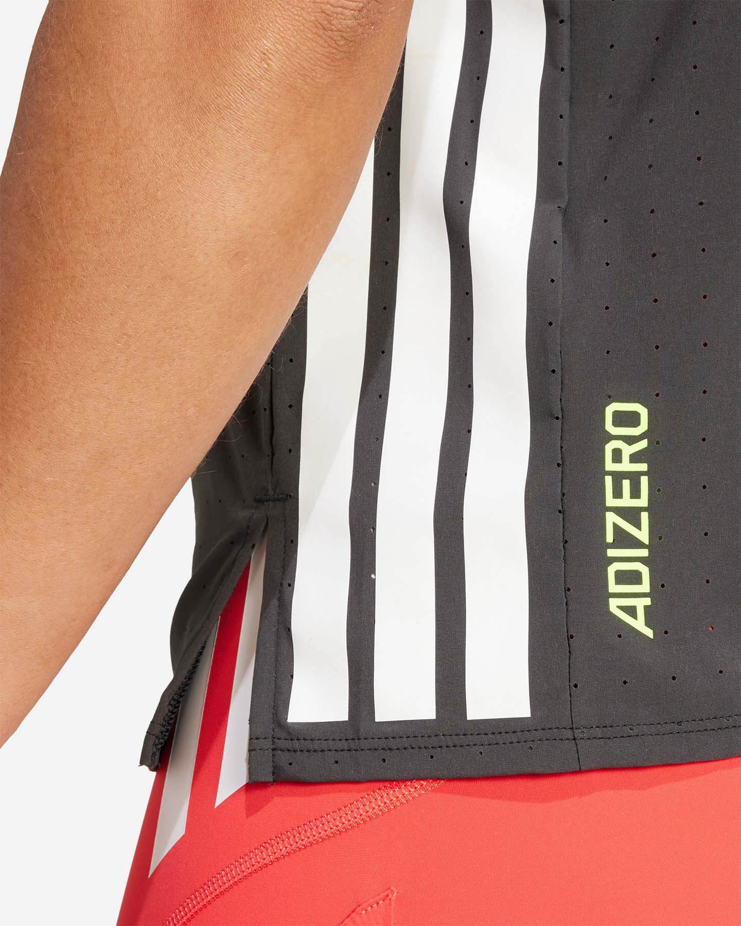T-shirt running ADIDAS ADIZERO W - Nero - 5 | Cisalfa Sport