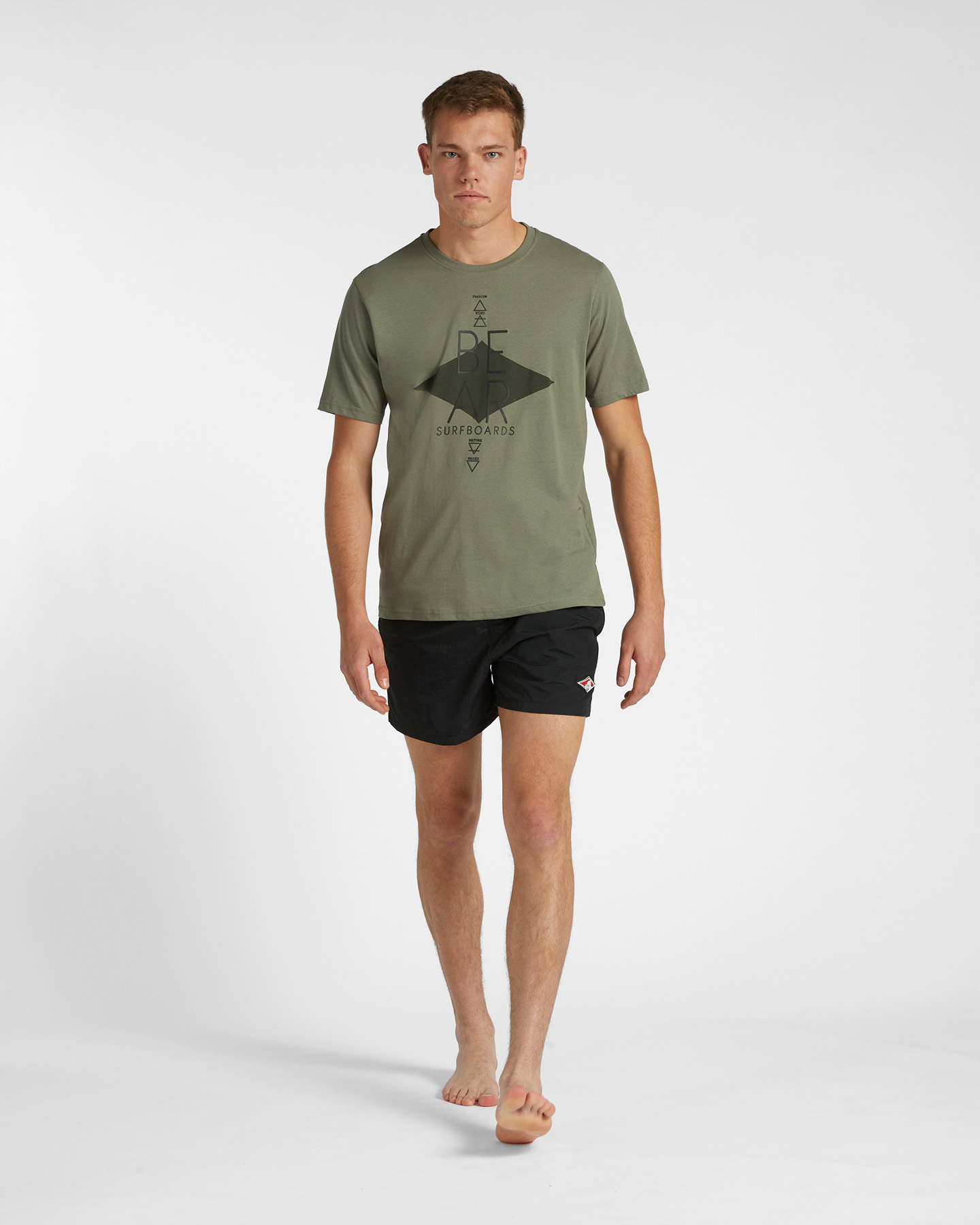 T-shirt BEAR FUTURISITIC TRIBALS M - Verde - 3 | Cisalfa Sport