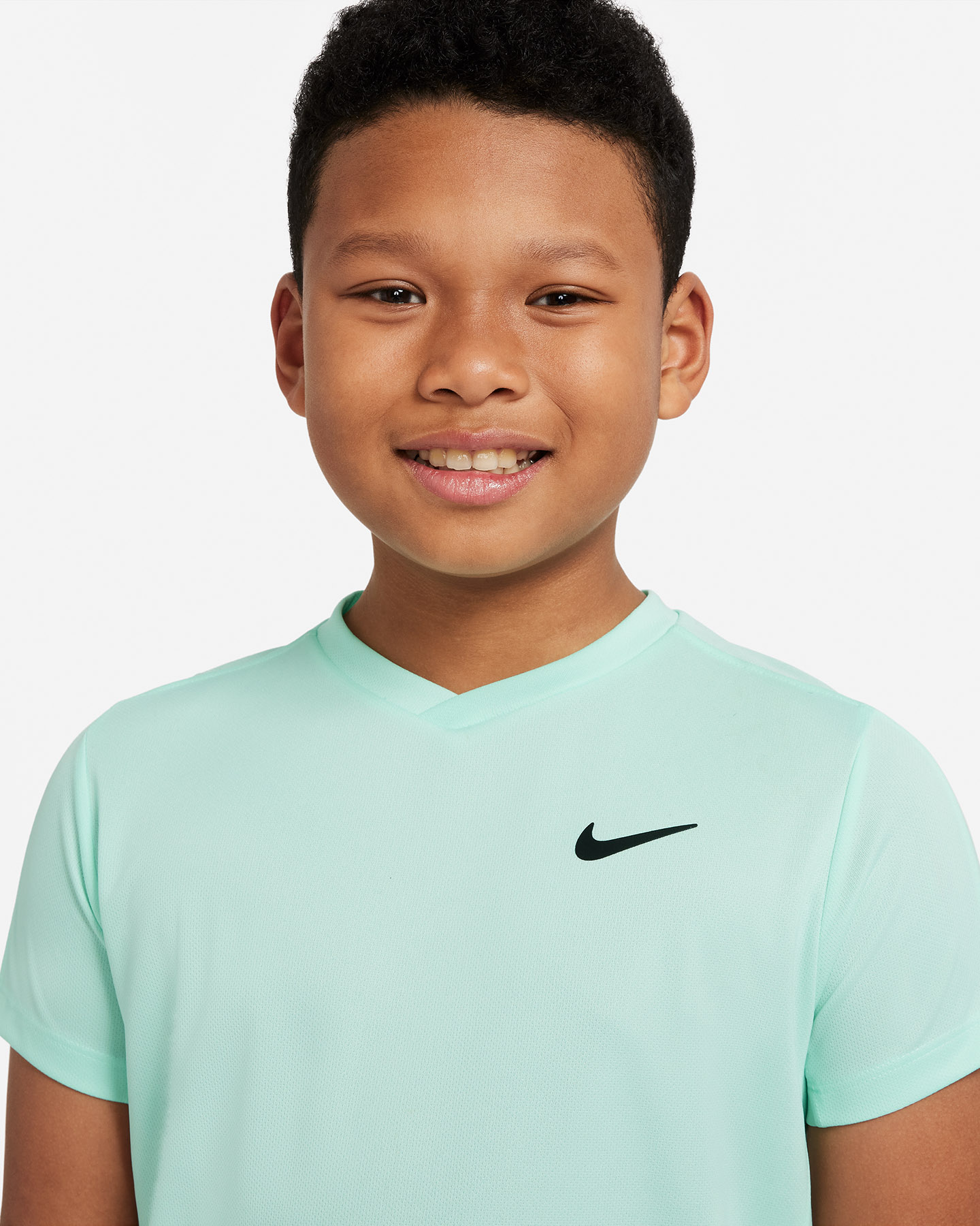 Maglia tennis NIKE VICTORY MINT JR - Verde - 2 | Cisalfa Sport