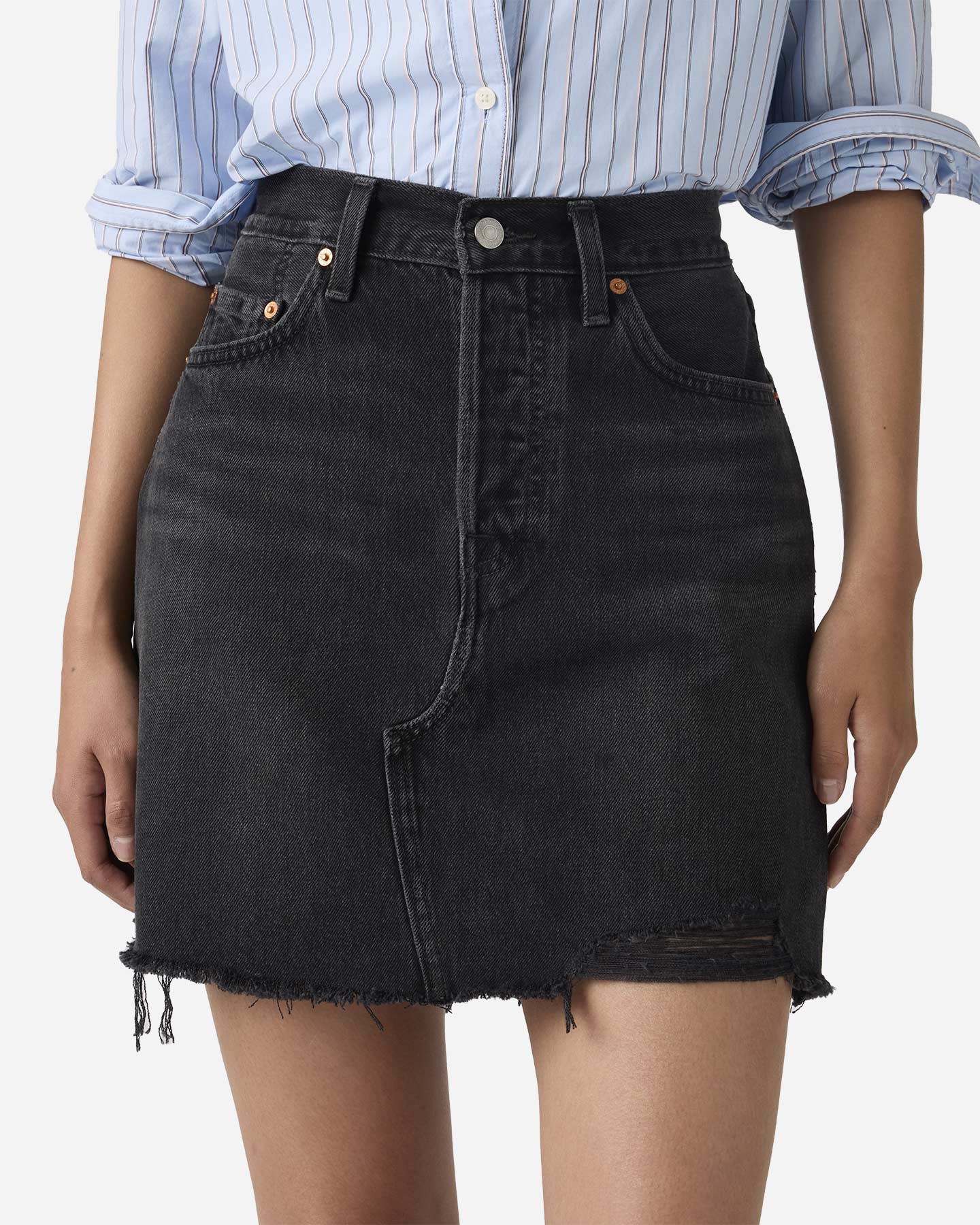 Gonna LEVI'S DENIM W - Nero - 3 | Cisalfa Sport