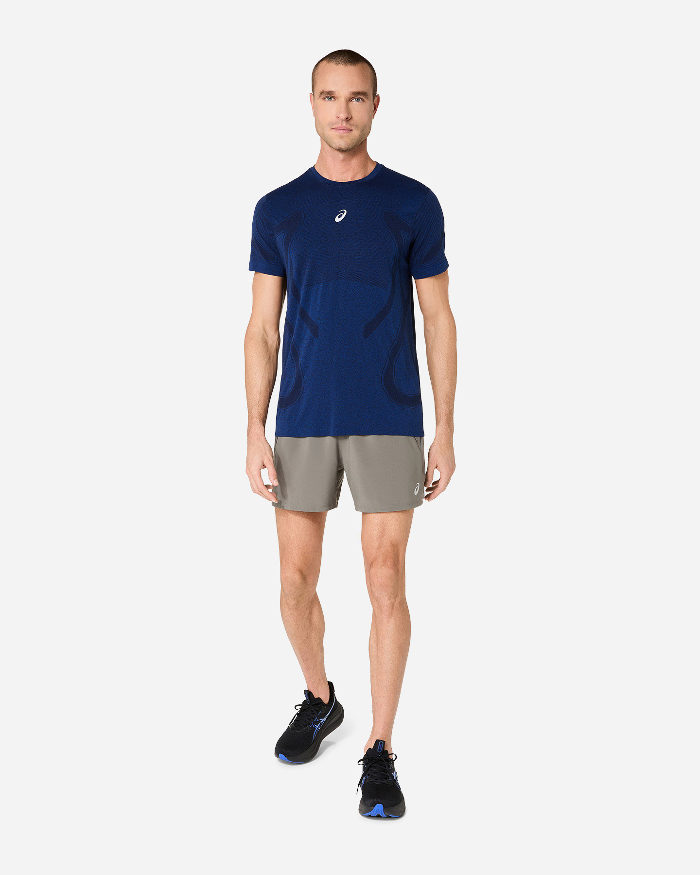 Short running ASICS ROAD 5IN M - Grigio - 2 | Cisalfa Sport