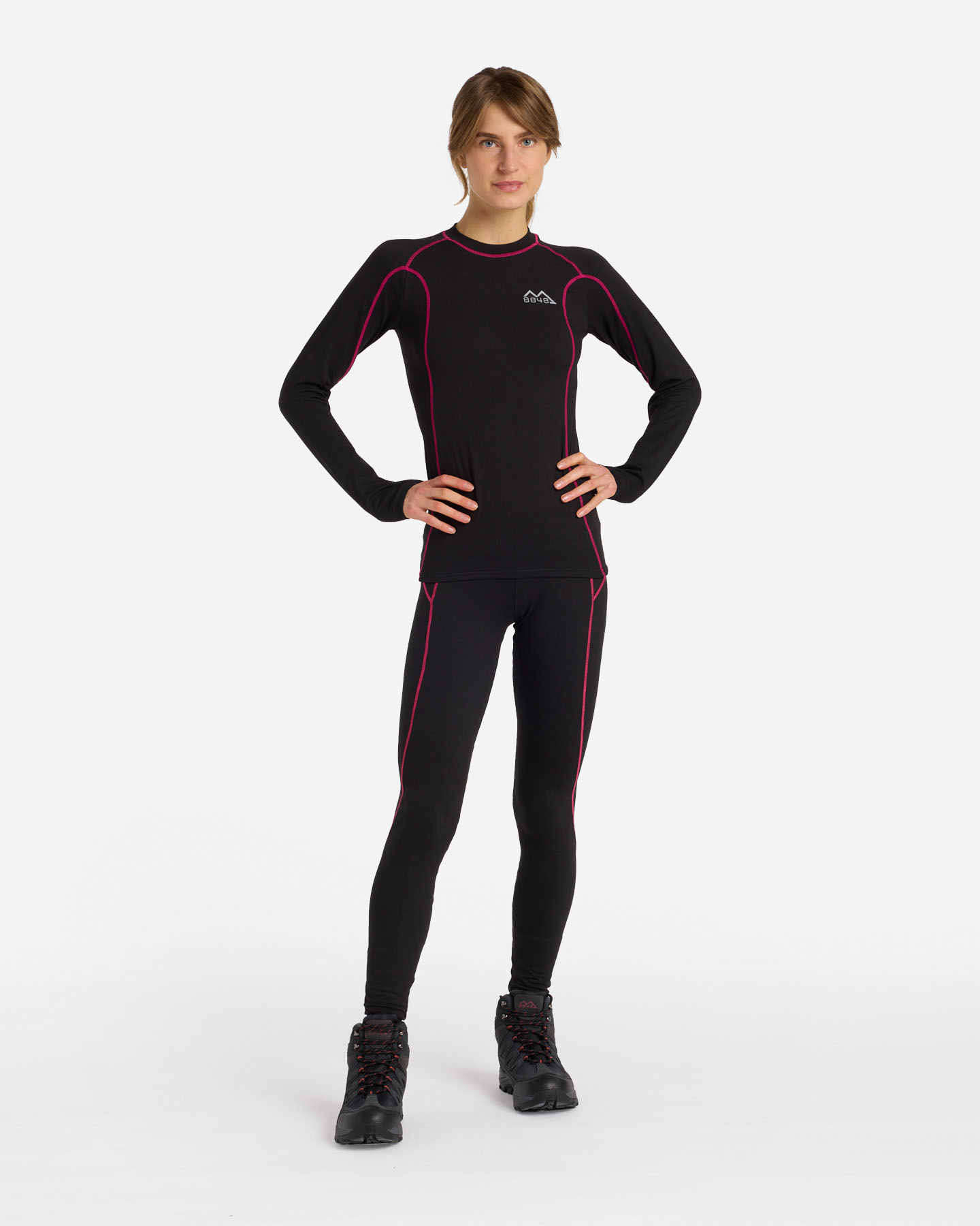 Maglia intimo tecnico 8848 MOUNTAIN ESSENTIAL W - Nero - 2 | Cisalfa Sport