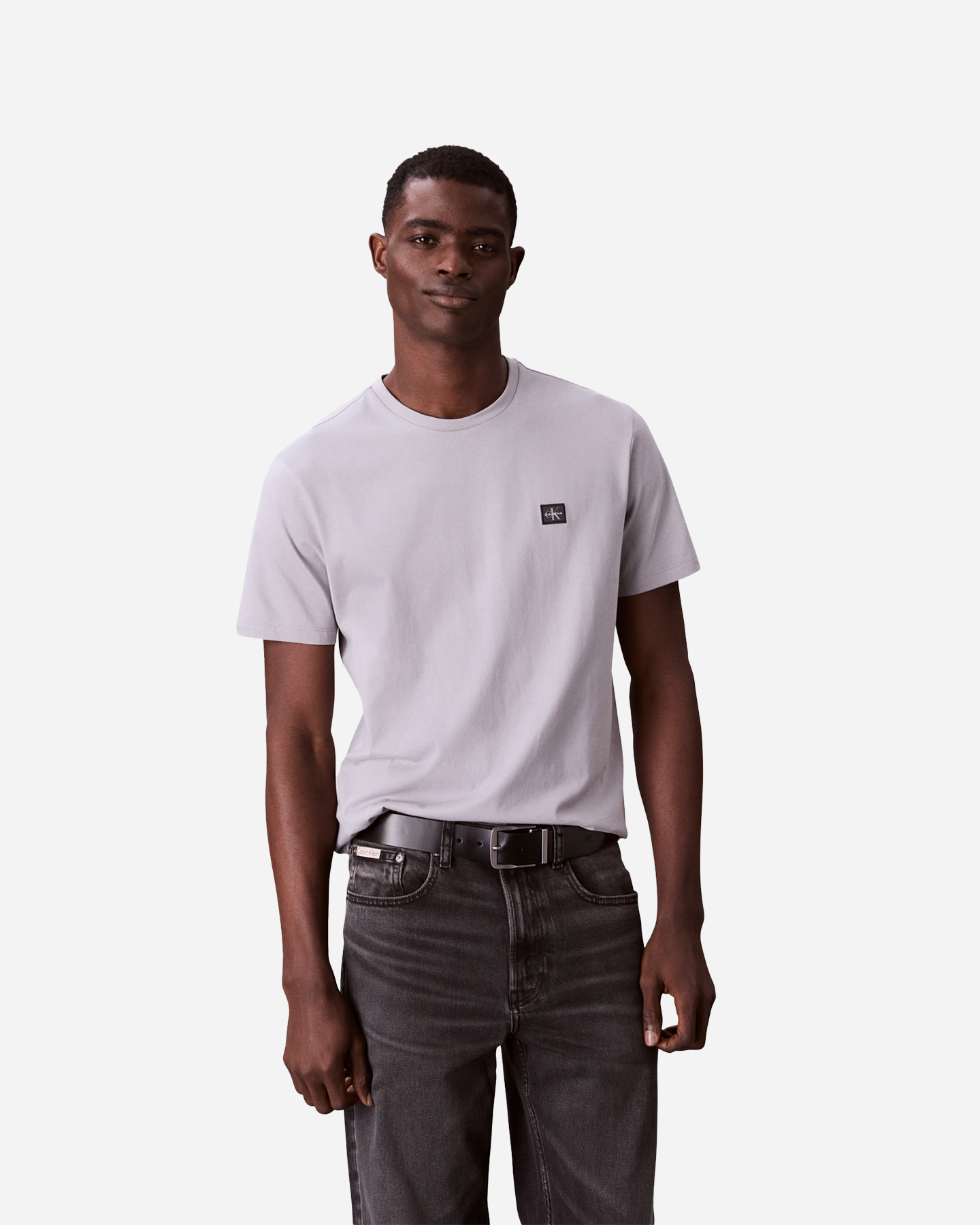 T-shirt CALVIN KLEIN JEANS BADGE M - Grigio - 0 | Cisalfa Sport