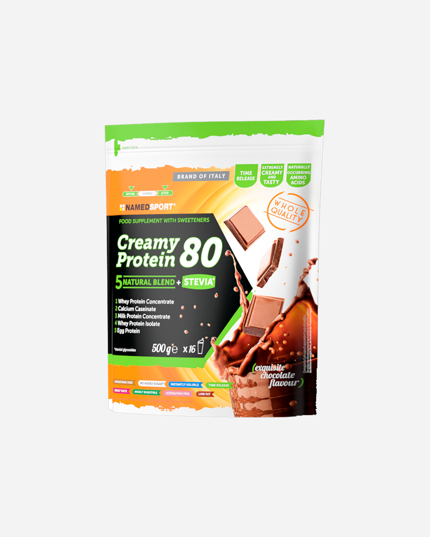 Alimento proteico NAMED SPORT CREAMY PROTEIN 500G - Color mix - 0 | Cisalfa Sport