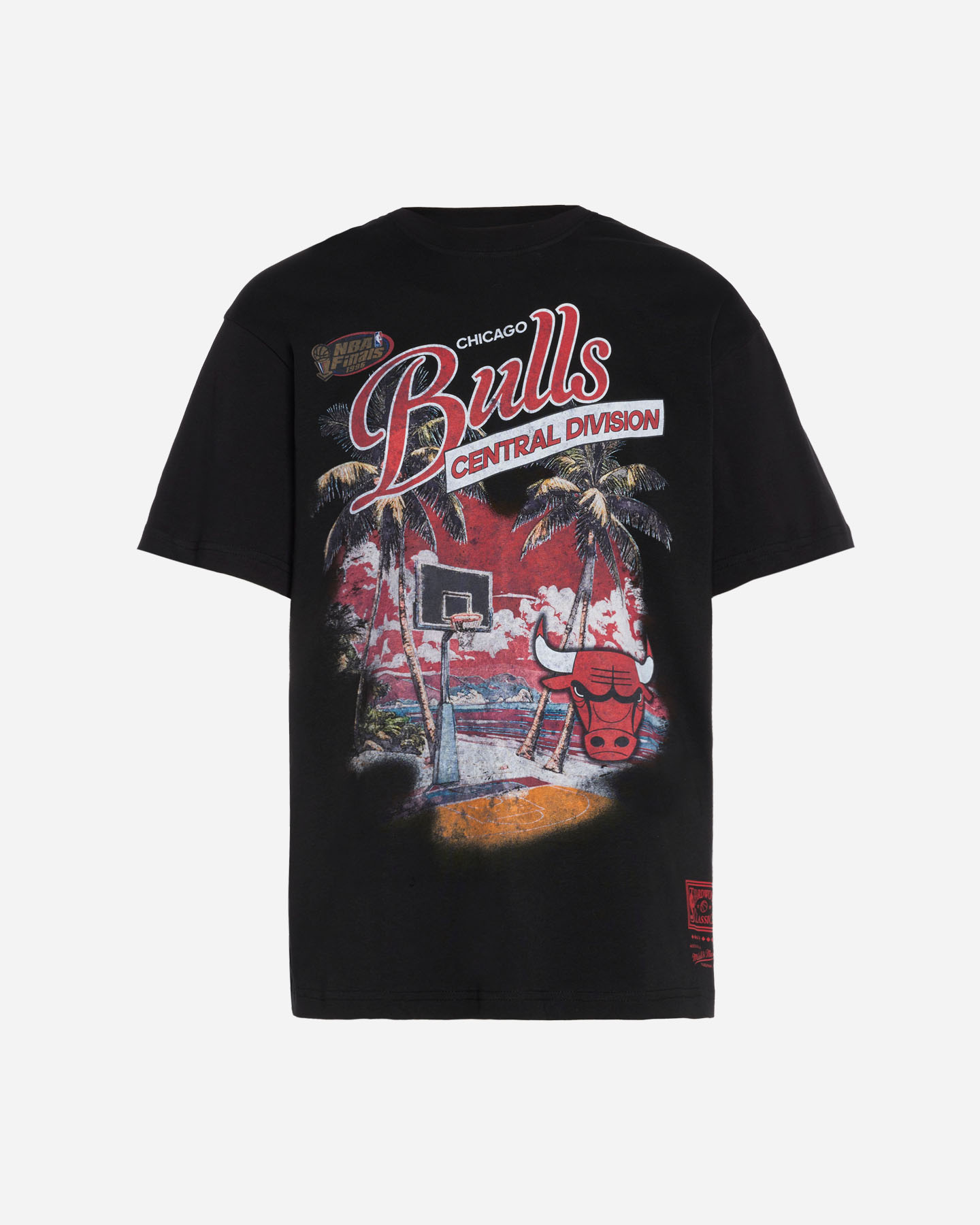 T shirt nba MITCHELL&NESS PARADISO OVERSIZED BULLS  - Nero - 0 | Cisalfa Sport