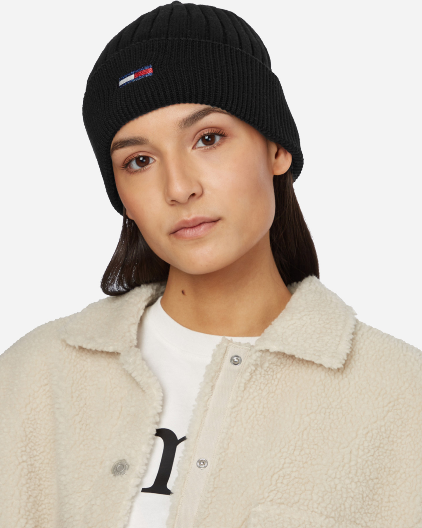 Berretto TOMMY HILFIGER FLAG GLITTER W - Nero - 1 | Cisalfa Sport