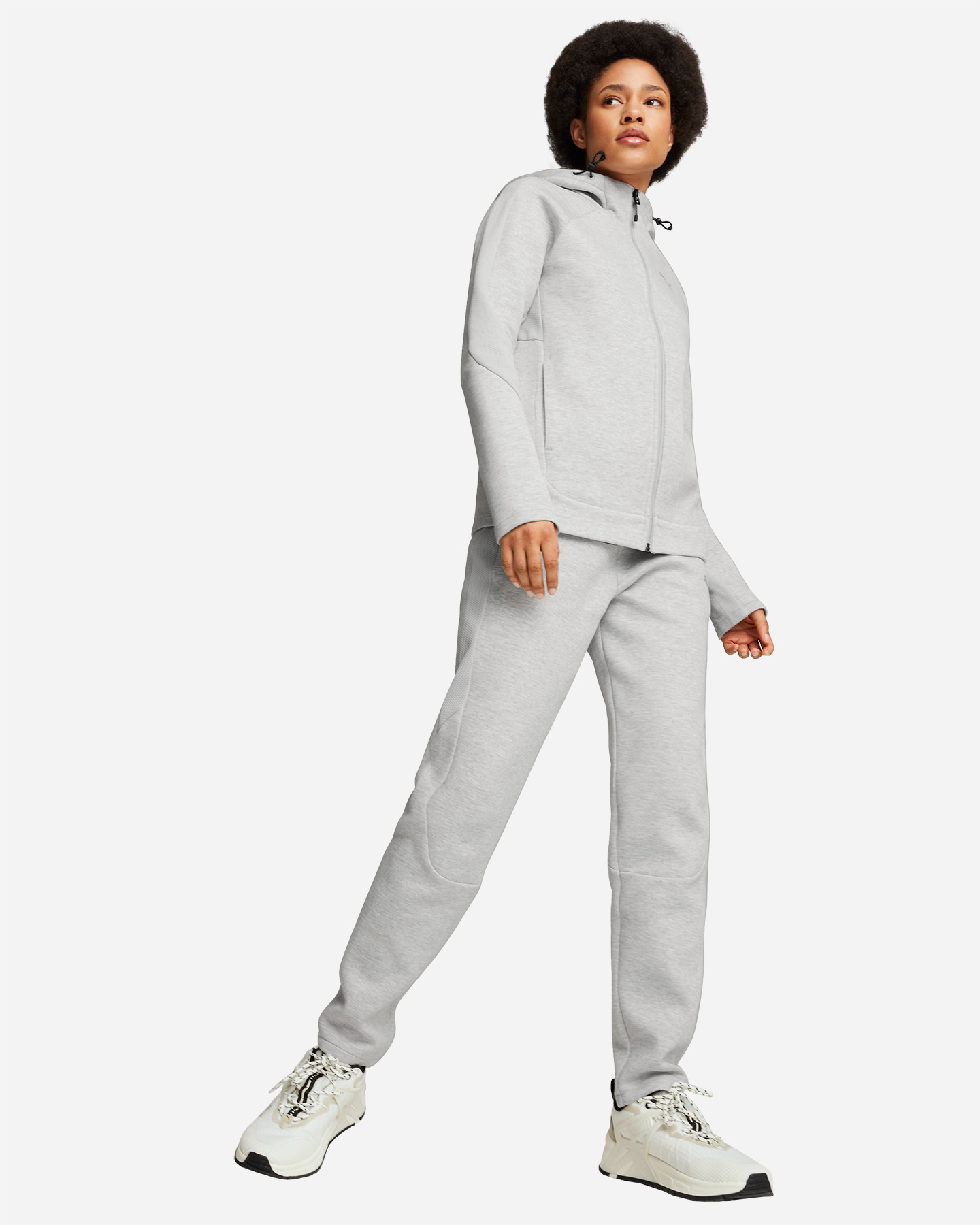 Felpa PUMA EVOSTRIPE W - Grigio - 4 | Cisalfa Sport