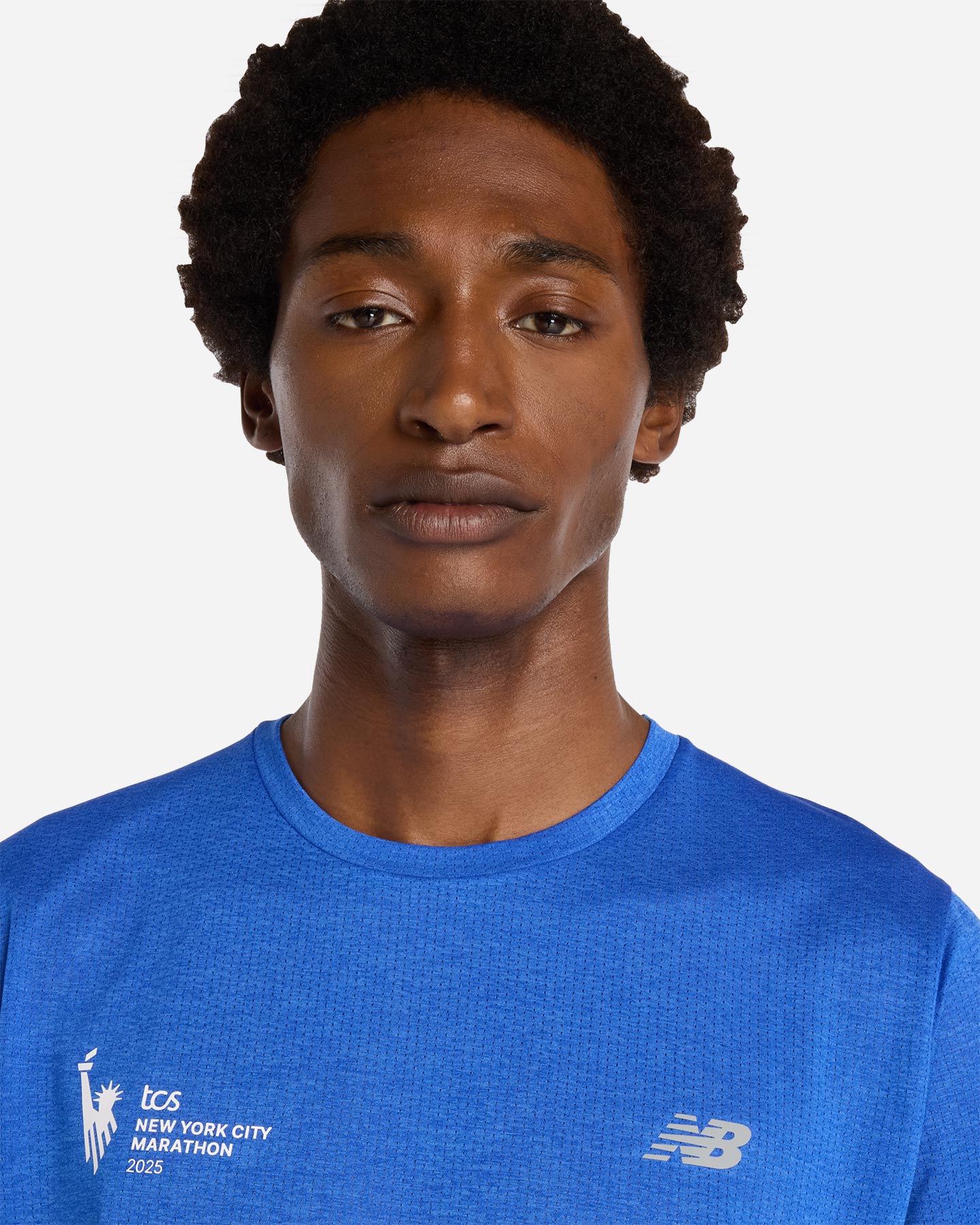 T-shirt running NEW BALANCE NYC MARATHON M - Blu - 4 | Cisalfa Sport