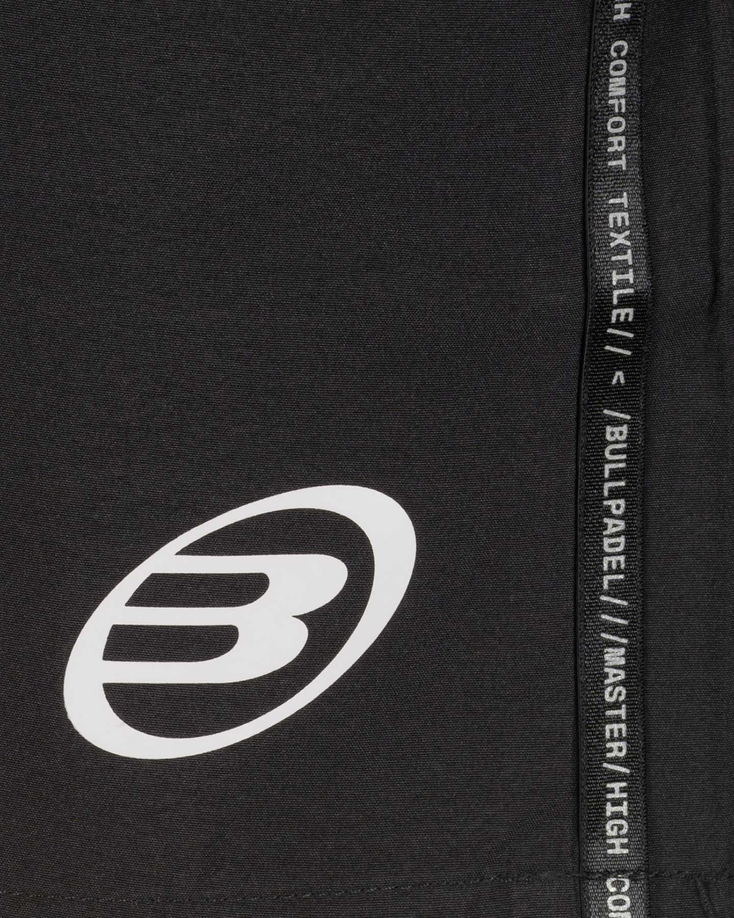 Pantaloncini tennis BULLPADEL MACEDA M - Nero - 2 | Cisalfa Sport