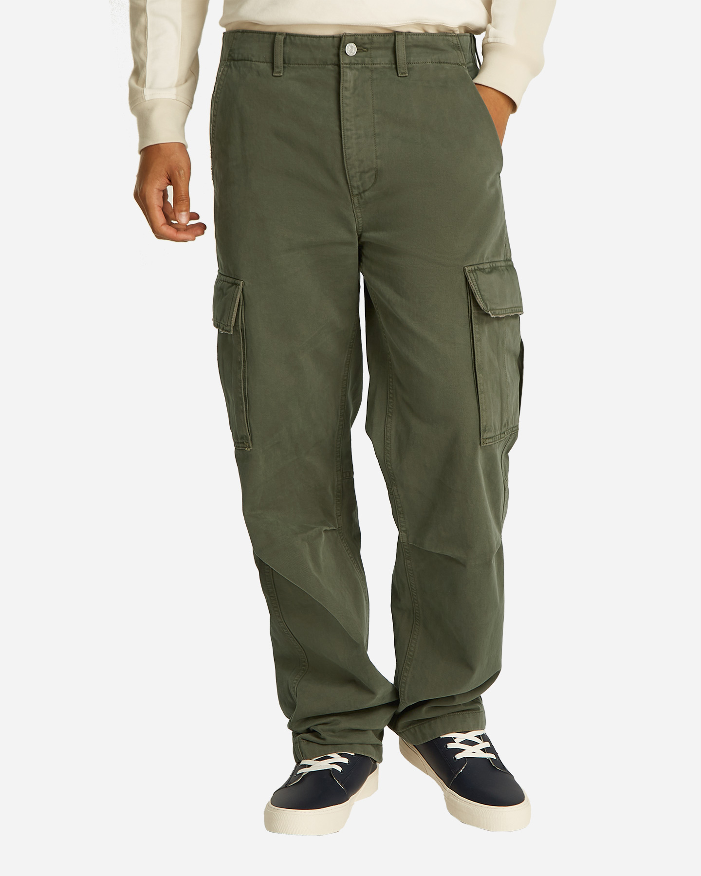Pantalone TOMMY HILFIGER JAIMIE CARGO M - Verde - 2 | Cisalfa Sport