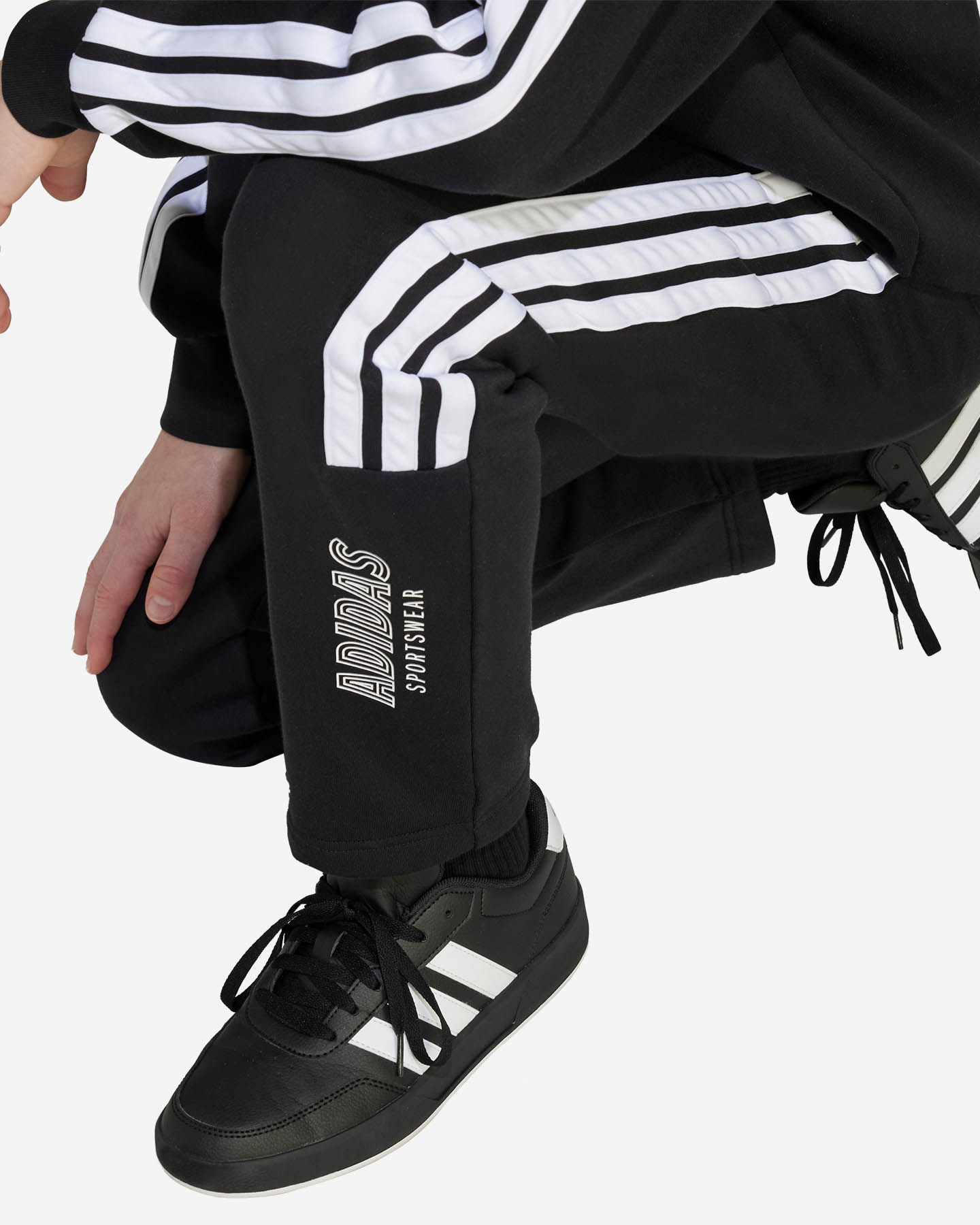 Pantalone ADIDAS SPOKEN LEG JR - Nero - 5 | Cisalfa Sport