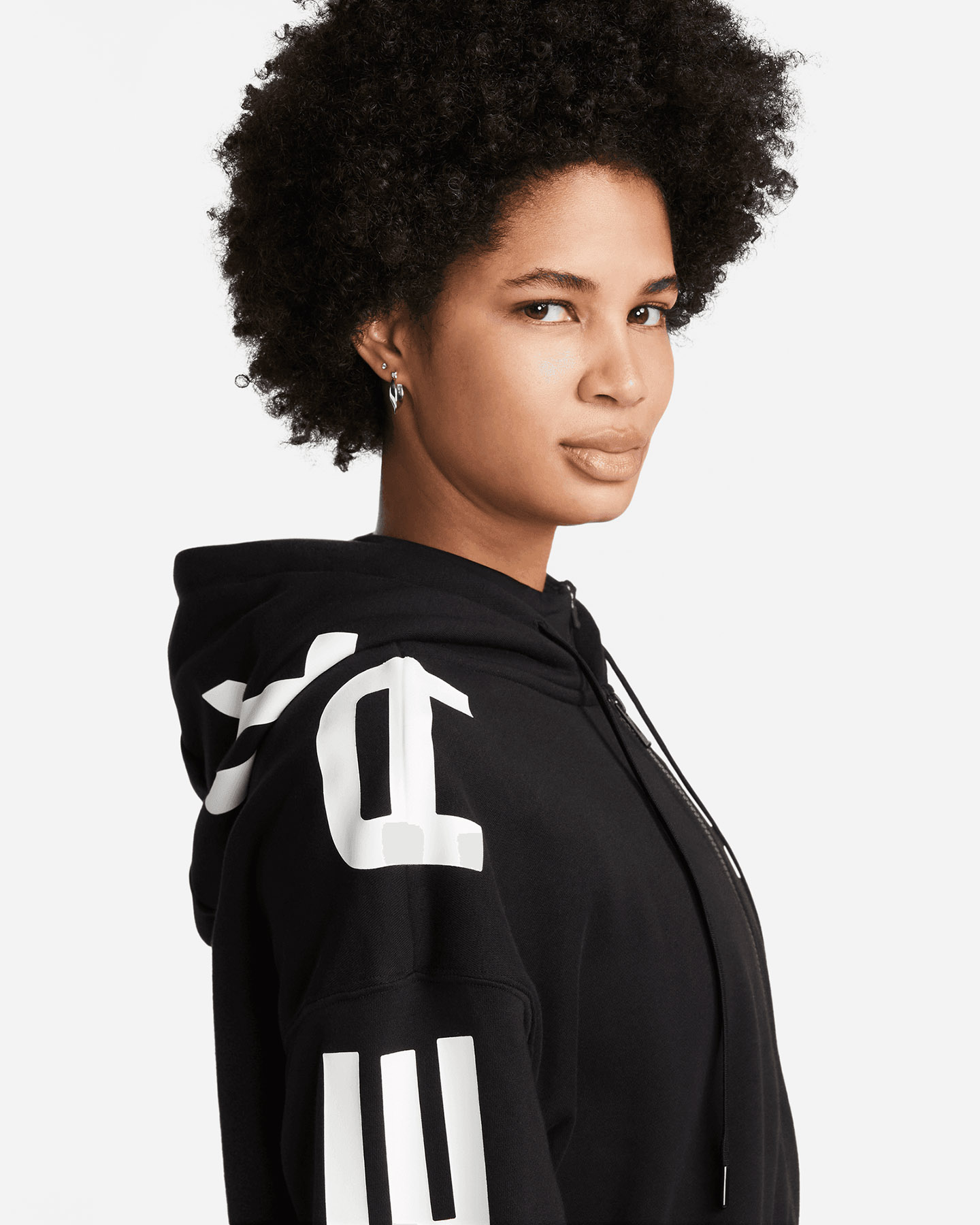 Felpa NIKE AIR BIG LOGO W - Nero - 2 | Cisalfa Sport