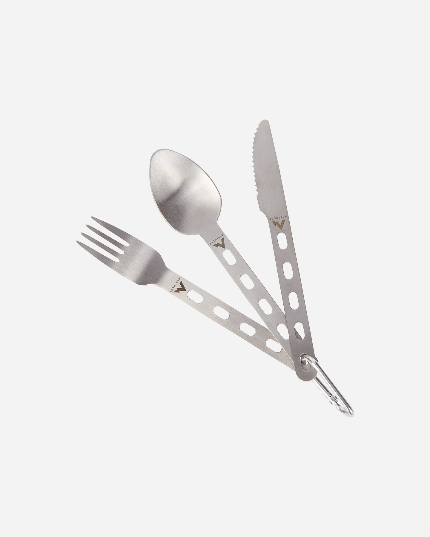 Accessorio camping MCKINLEY 3 PZ CUTLERY  - Argento - 0 | Cisalfa Sport