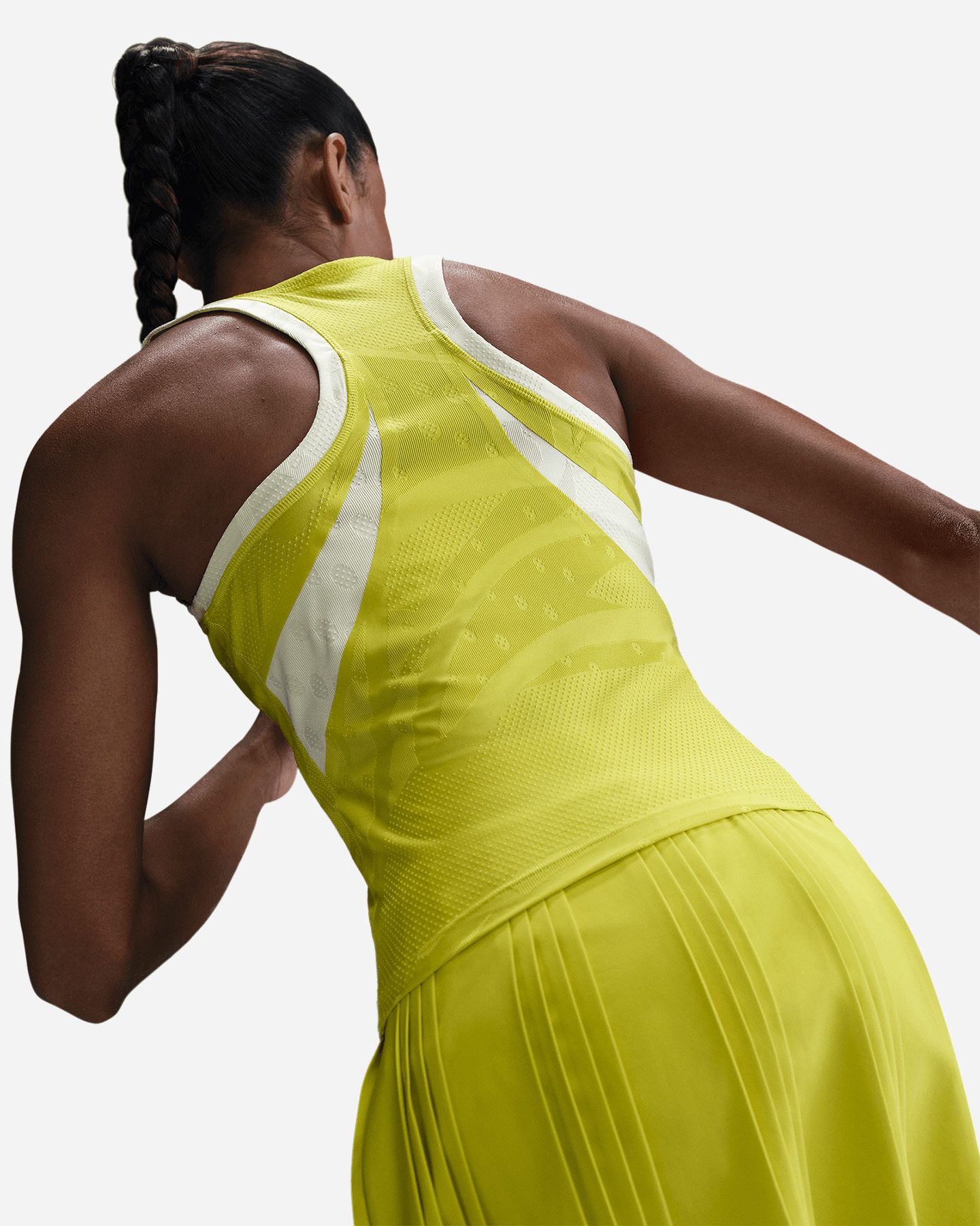 T-shirt tennis NIKE SLAM HIGH VOLTAGE W - Nero - 4 | Cisalfa Sport