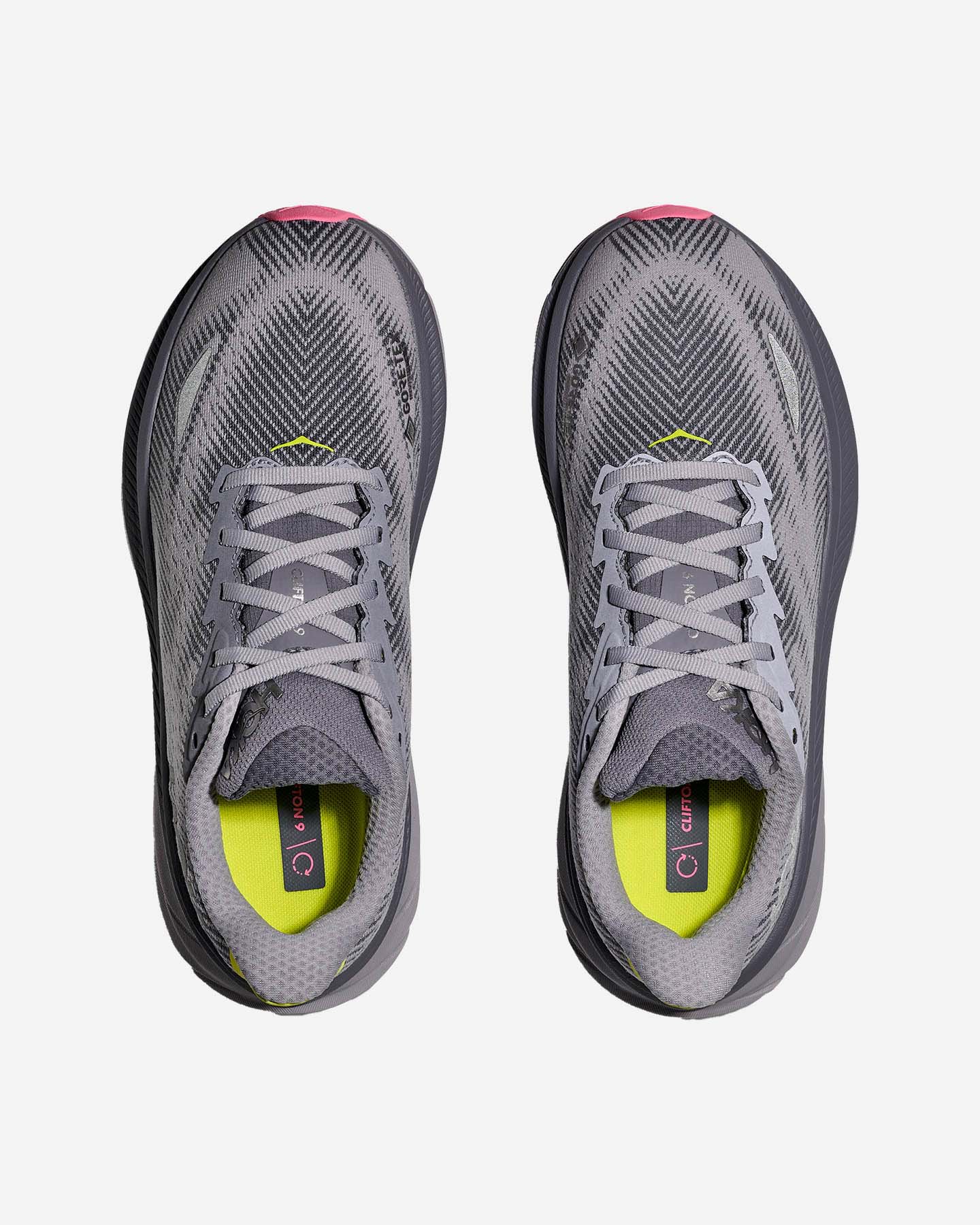 Scarpe running HOKA CLIFTON 9 GTX W - Grigio - 4 | Cisalfa Sport