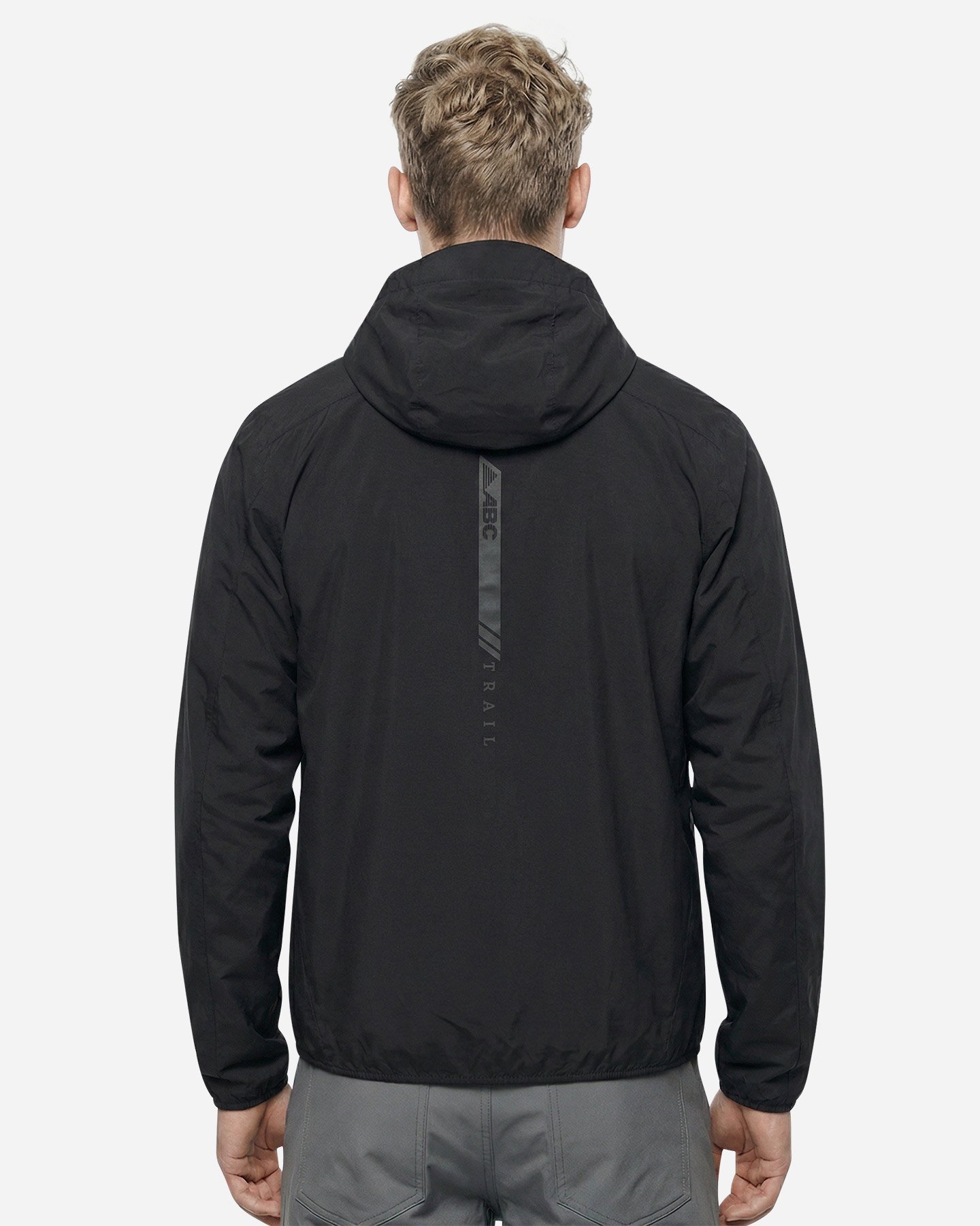 Giacca running ABC TRAIL M - Nero - 3 | Cisalfa Sport