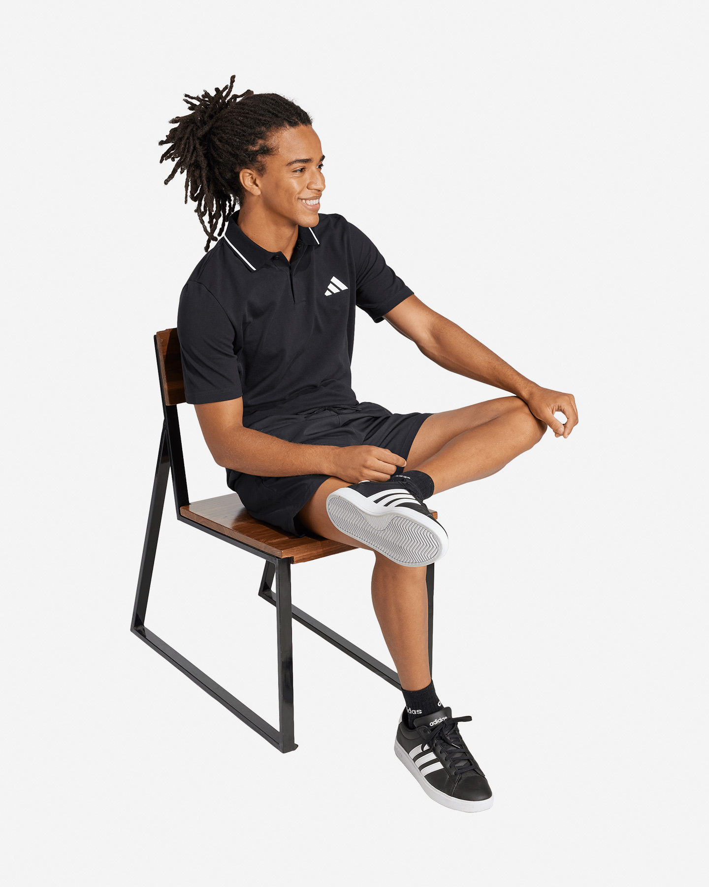 T-shirt ADIDAS ESSENTIALS M - Nero - 3 | Cisalfa Sport