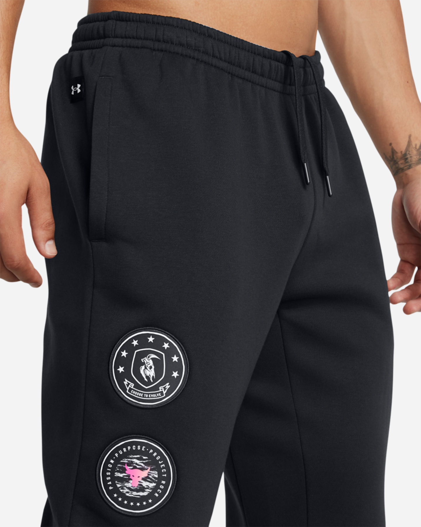 Pantalone UNDER ARMOUR PROJECT ROCK ICON M - Nero - 5 | Cisalfa Sport