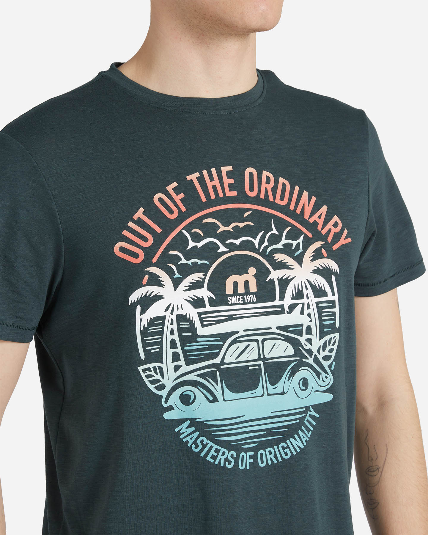 T-shirt MISTRAL LIFESTYLE M - Verde - 4 | Cisalfa Sport