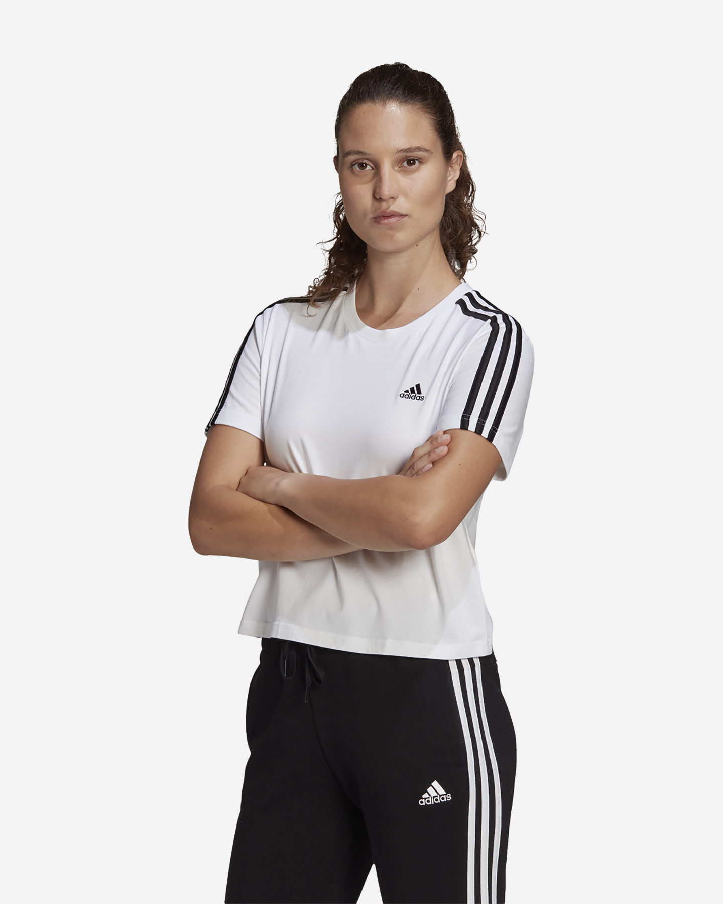 T-shirt ADIDAS 3 STRIPES W - Bianco - 1 | Cisalfa Sport