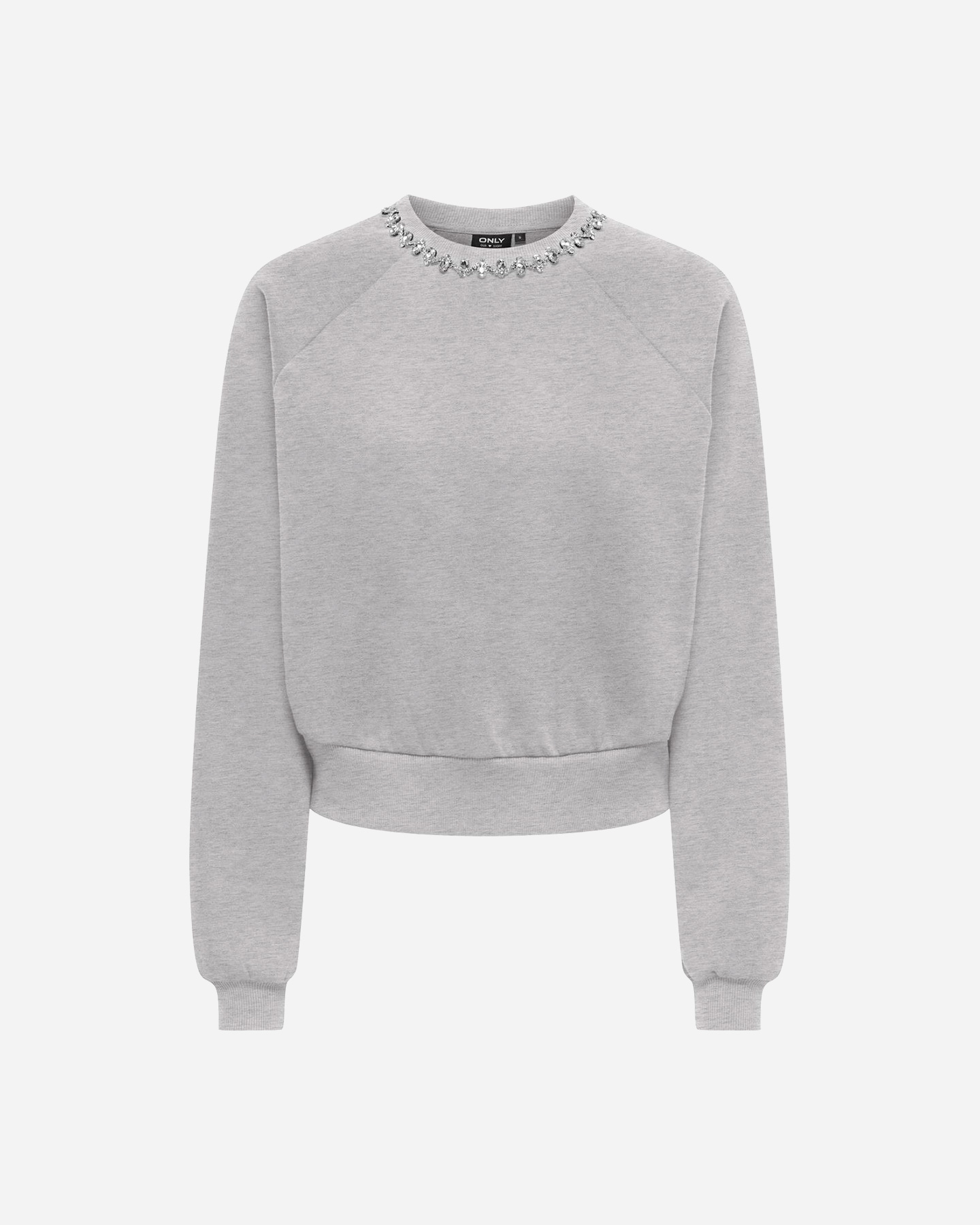 Jett Strass W - Felpa - Donna - Grigio