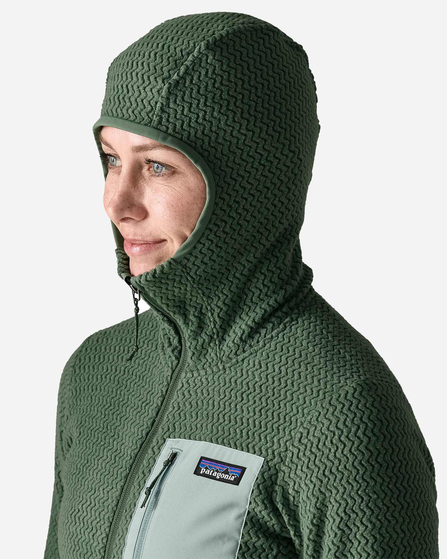 Pile PATAGONIA R1 AIR W - Verde - 3 | Cisalfa Sport