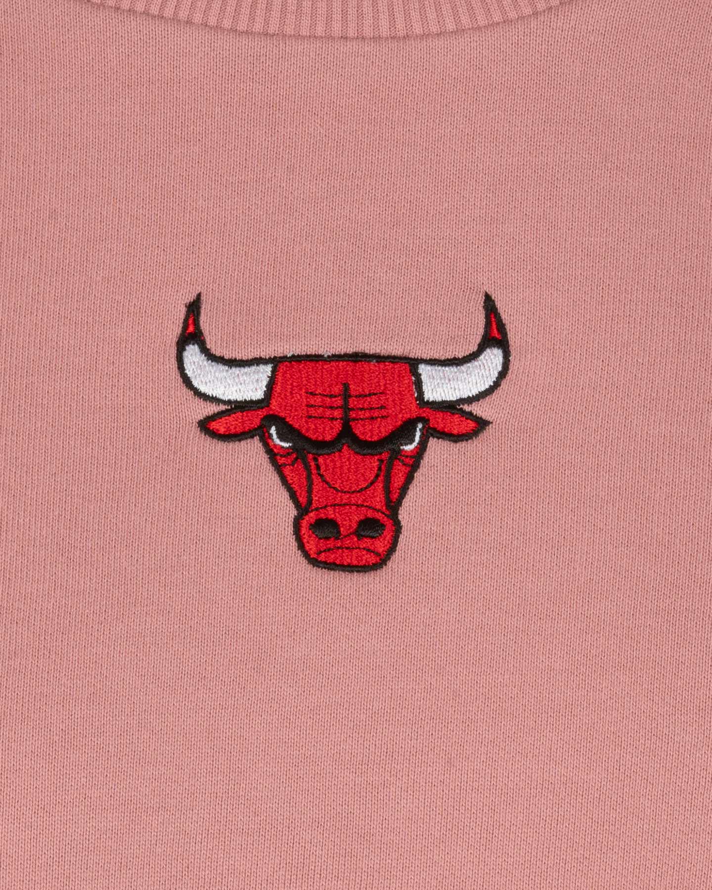 Felpa NEW ERA CROP CHICAGO BULLS W - Rosa - 2 | Cisalfa Sport