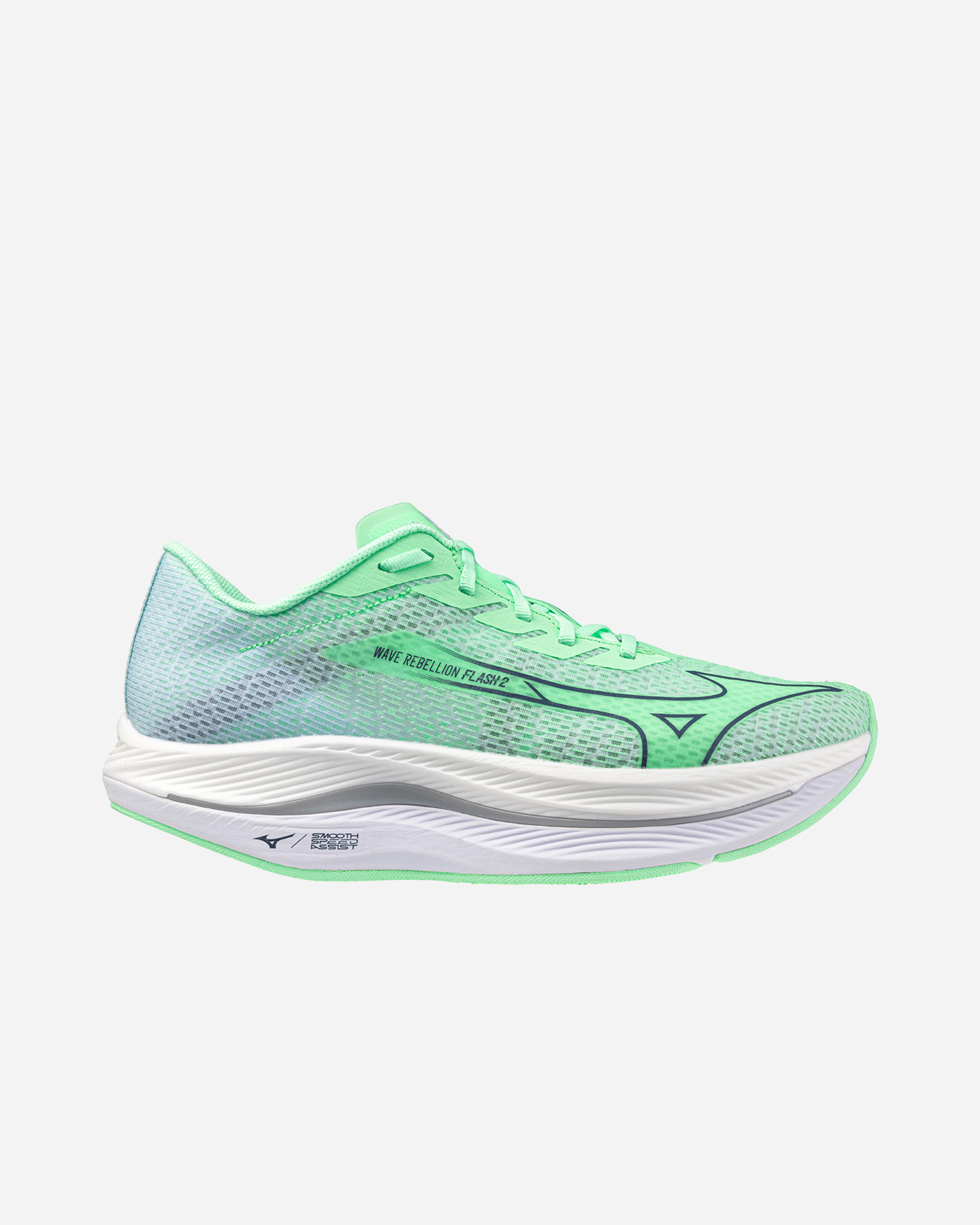 Scarpe running MIZUNO WAVE REBELLION FLASH 2 M - Verde - 0 | Cisalfa Sport