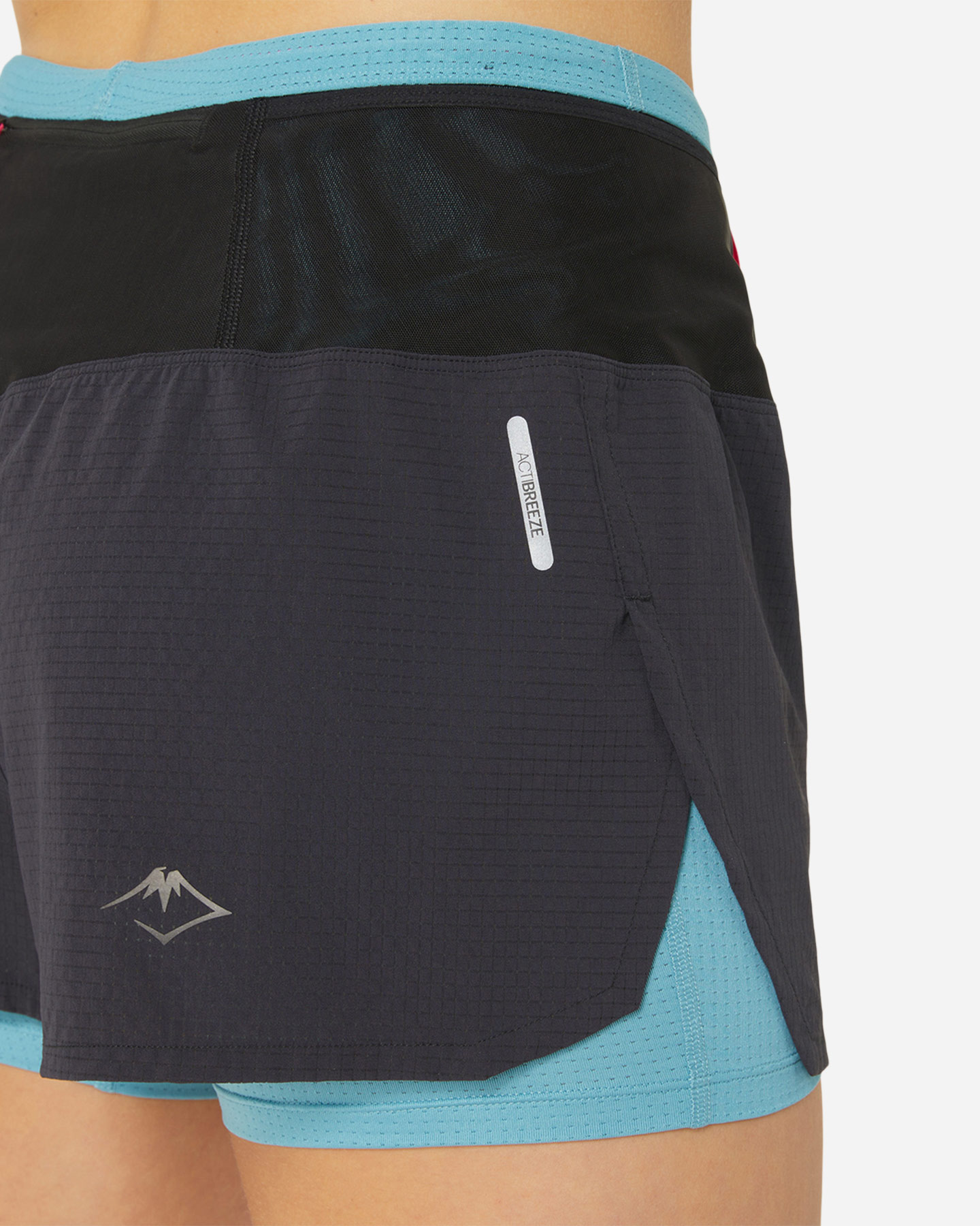 Short running ASICS FUJITRAIL 2-N-1 W - Nero - 4 | Cisalfa Sport