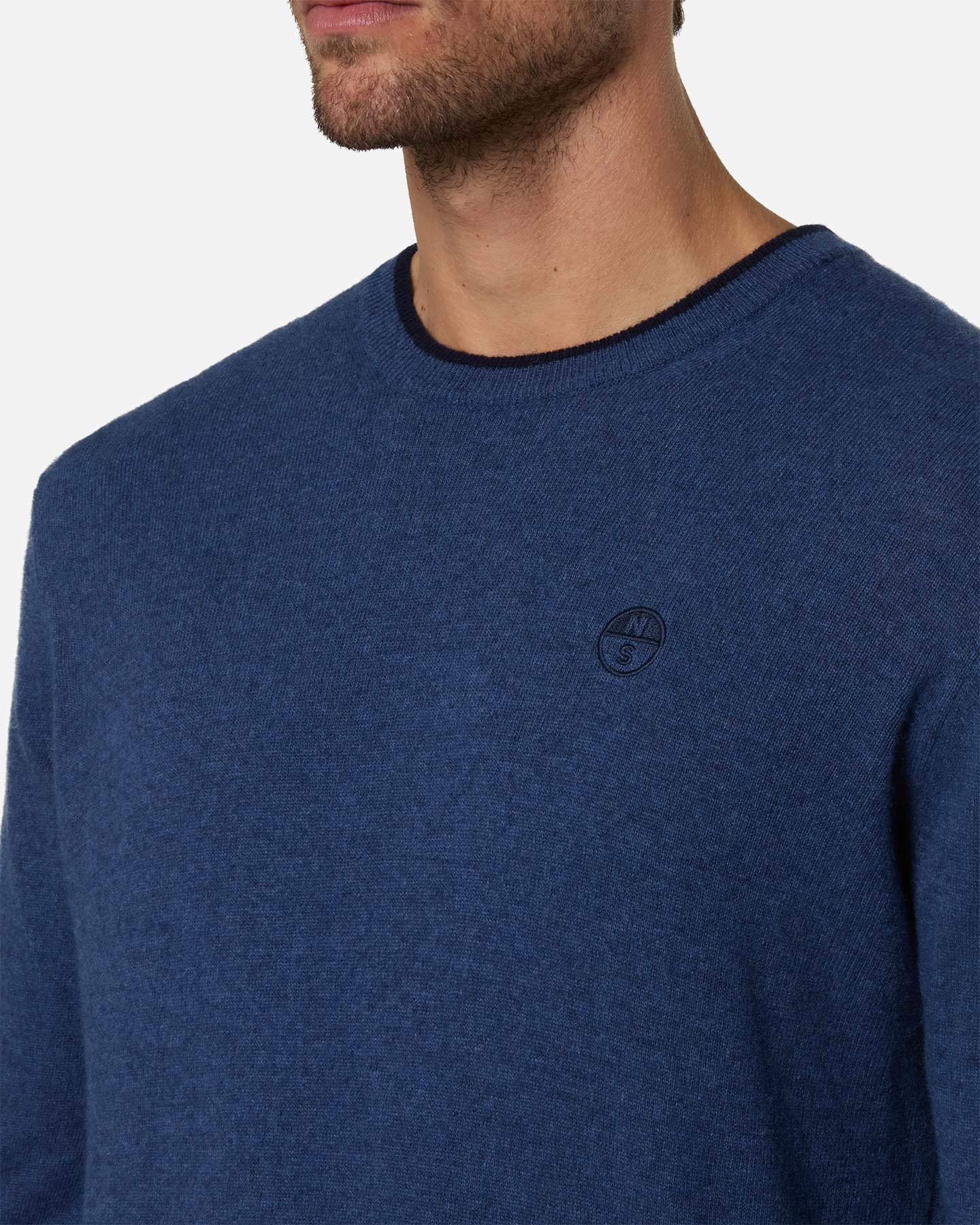 Maglione NORTH SAILS CASHMERE M - Azzurro - 5 | Cisalfa Sport