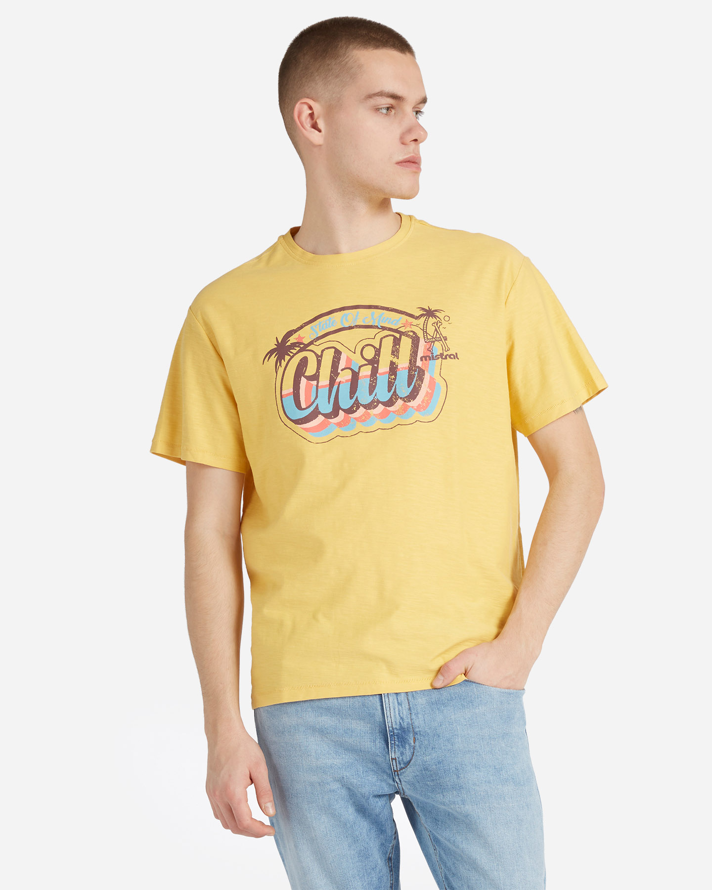 T-shirt MISTRAL LIFESTYLE M - Giallo - 0 | Cisalfa Sport