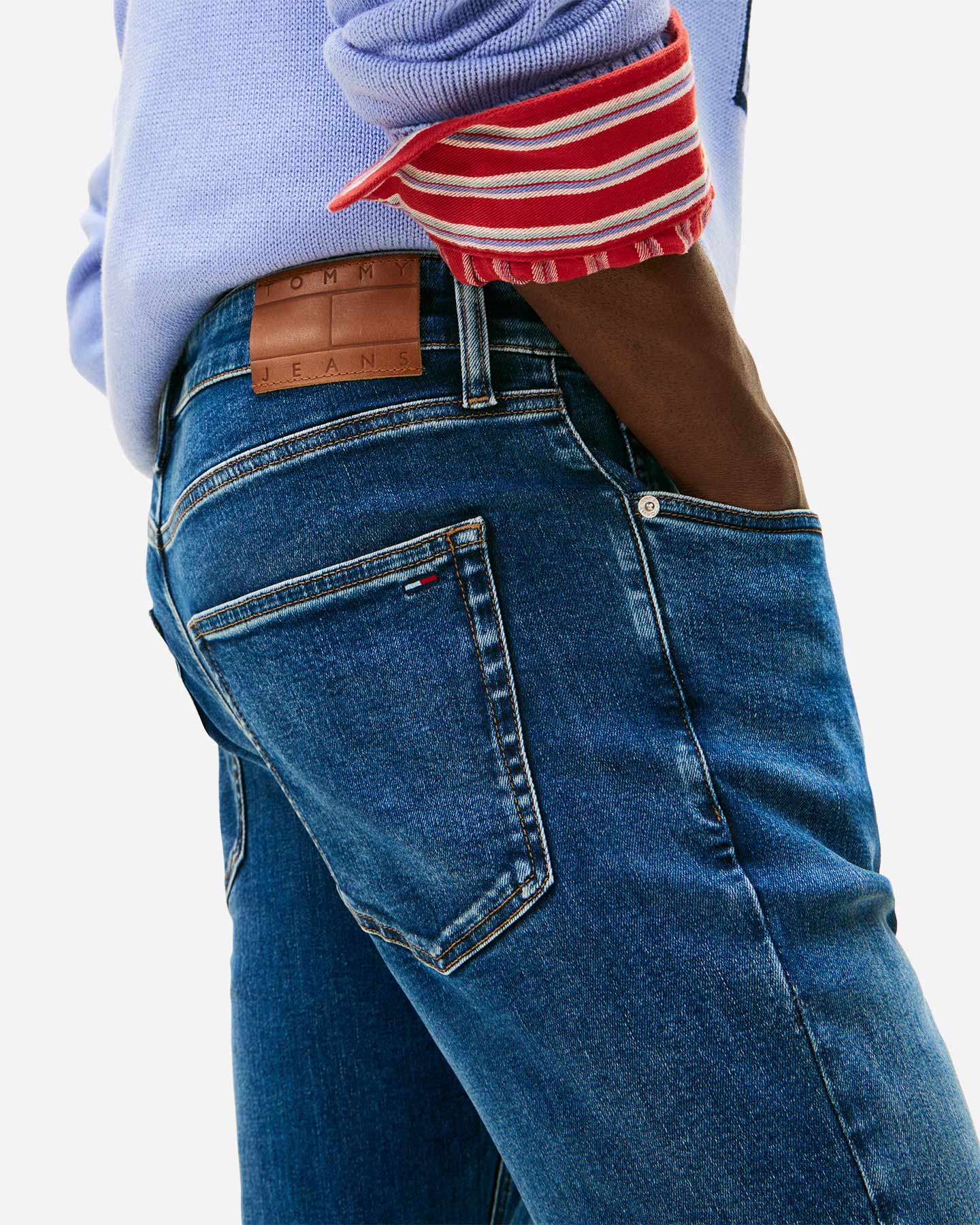 Jeans TOMMY HILFIGER SCANTON SLIM DARK DENIM M - Denim - 4 | Cisalfa Sport