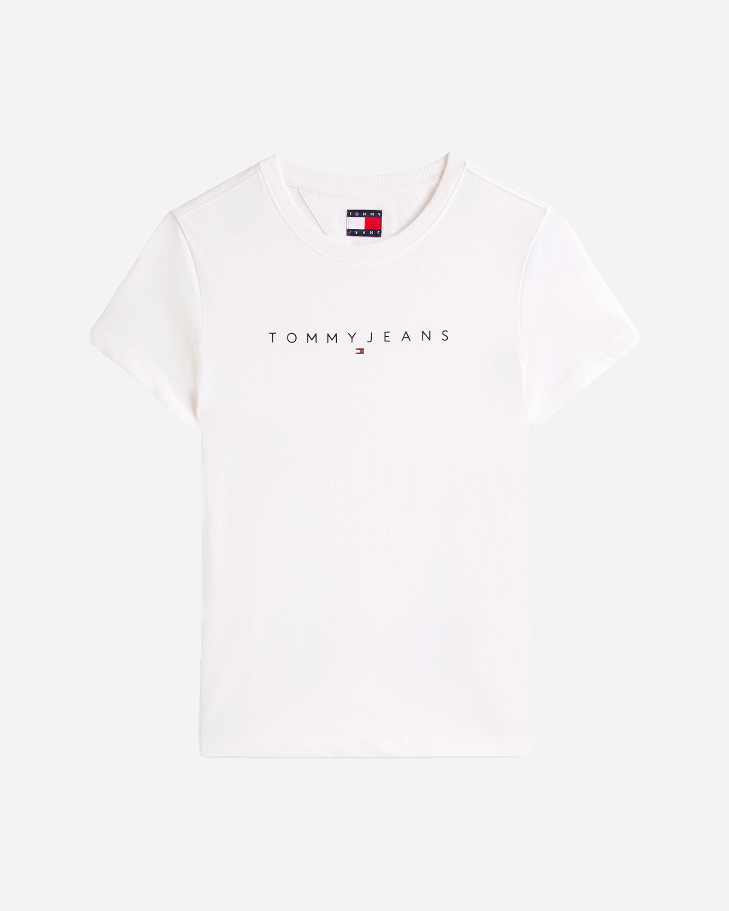 T-shirt TOMMY HILFIGER SLIM LINEAR LOGO W - Bianco - 0 | Cisalfa Sport