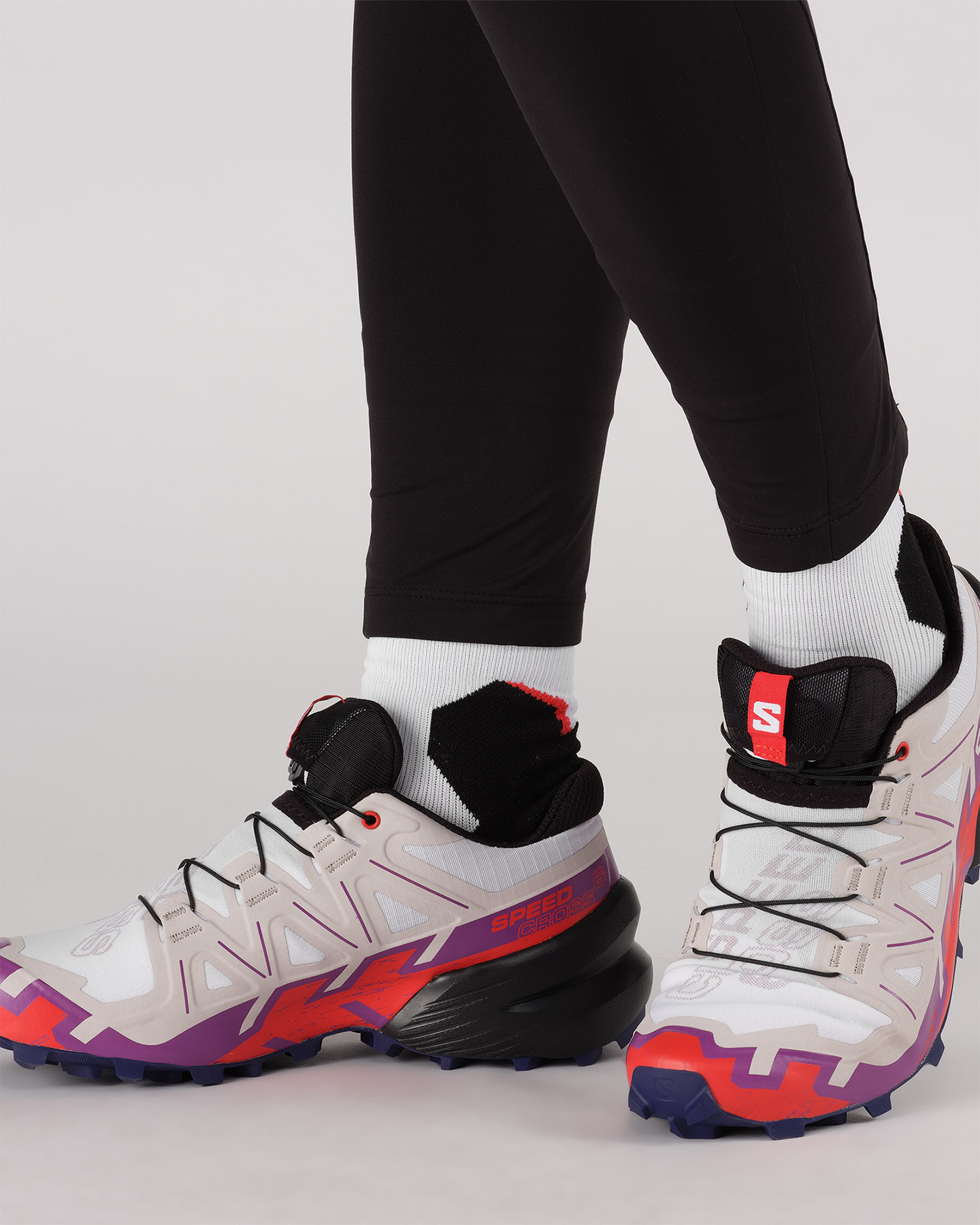 Scarpe trail SALOMON SPEEDCROSS 6 W - Bianco - 4 | Cisalfa Sport