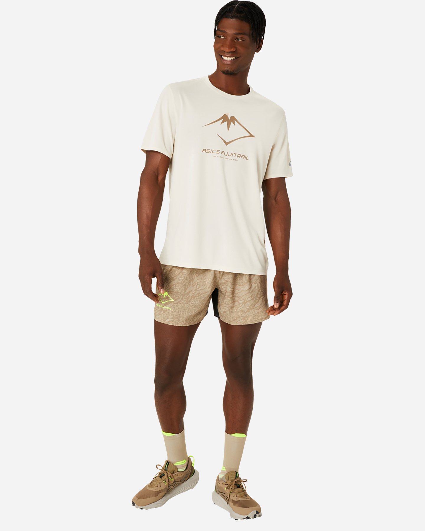 T-shirt running ASICS FUJITRAIL LOGO M - Grigio - 3 | Cisalfa Sport