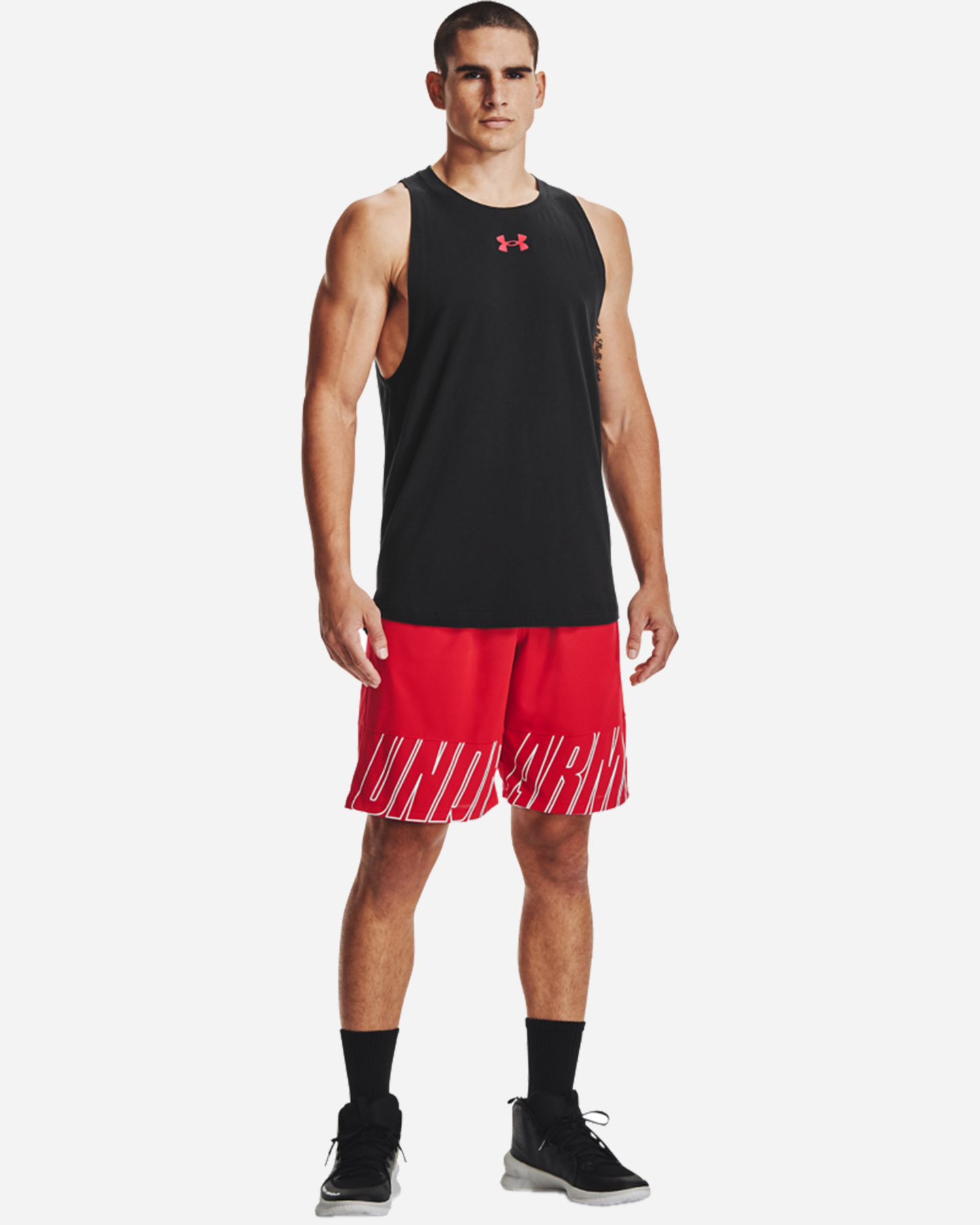 Maglia basket UNDER ARMOUR BASELINE CTN M - Nero - 4 | Cisalfa Sport