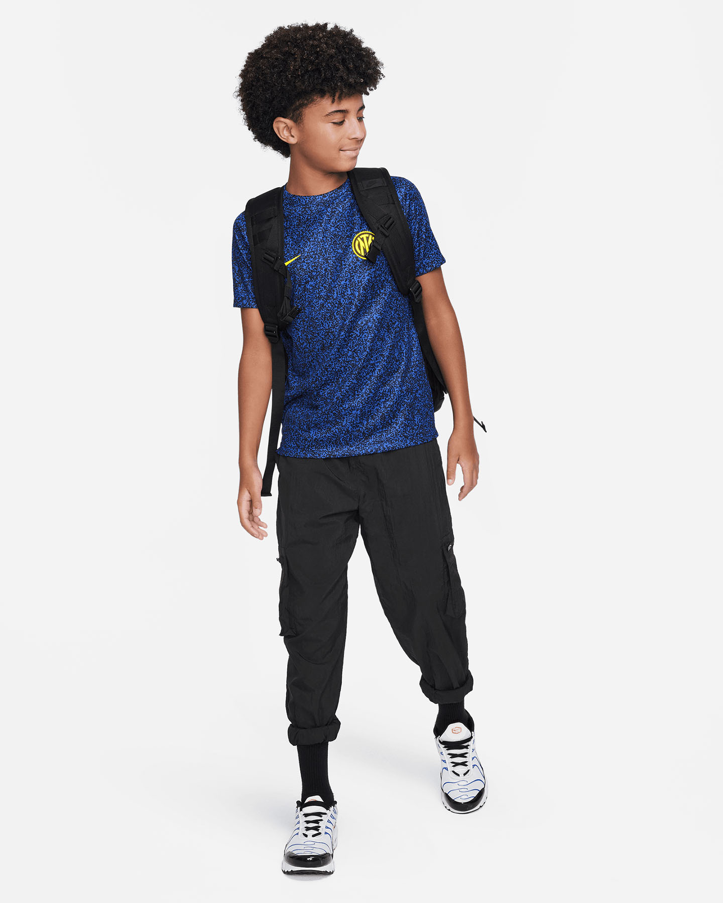 Maglia calcio ufficiale NIKE DRI FIT INTER PREMATCH 23-24 JR - Blu - 4 | Cisalfa Sport