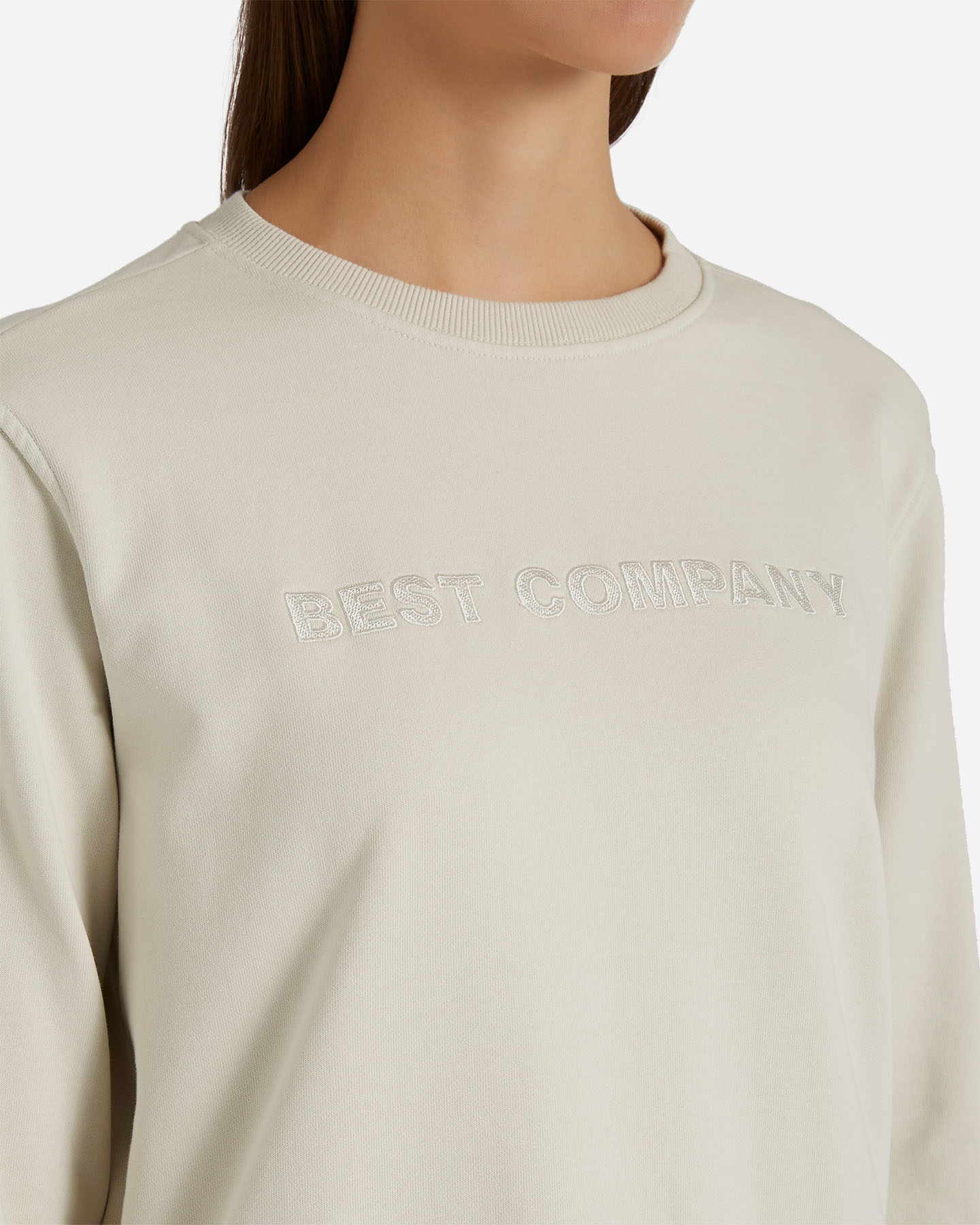 Felpa BEST COMPANY LOGO W - Bianco - 4 | Cisalfa Sport