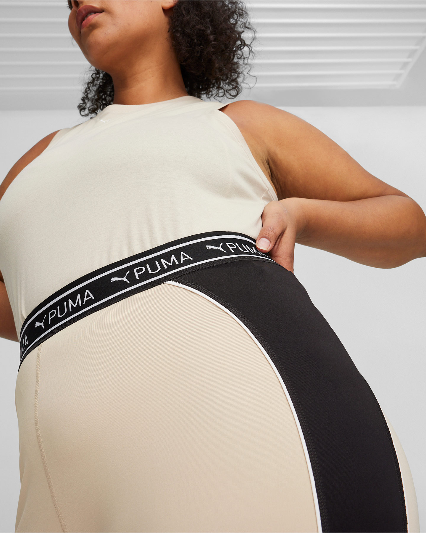 Leggings PUMA FIT STRONG W - Beige - 5 | Cisalfa Sport